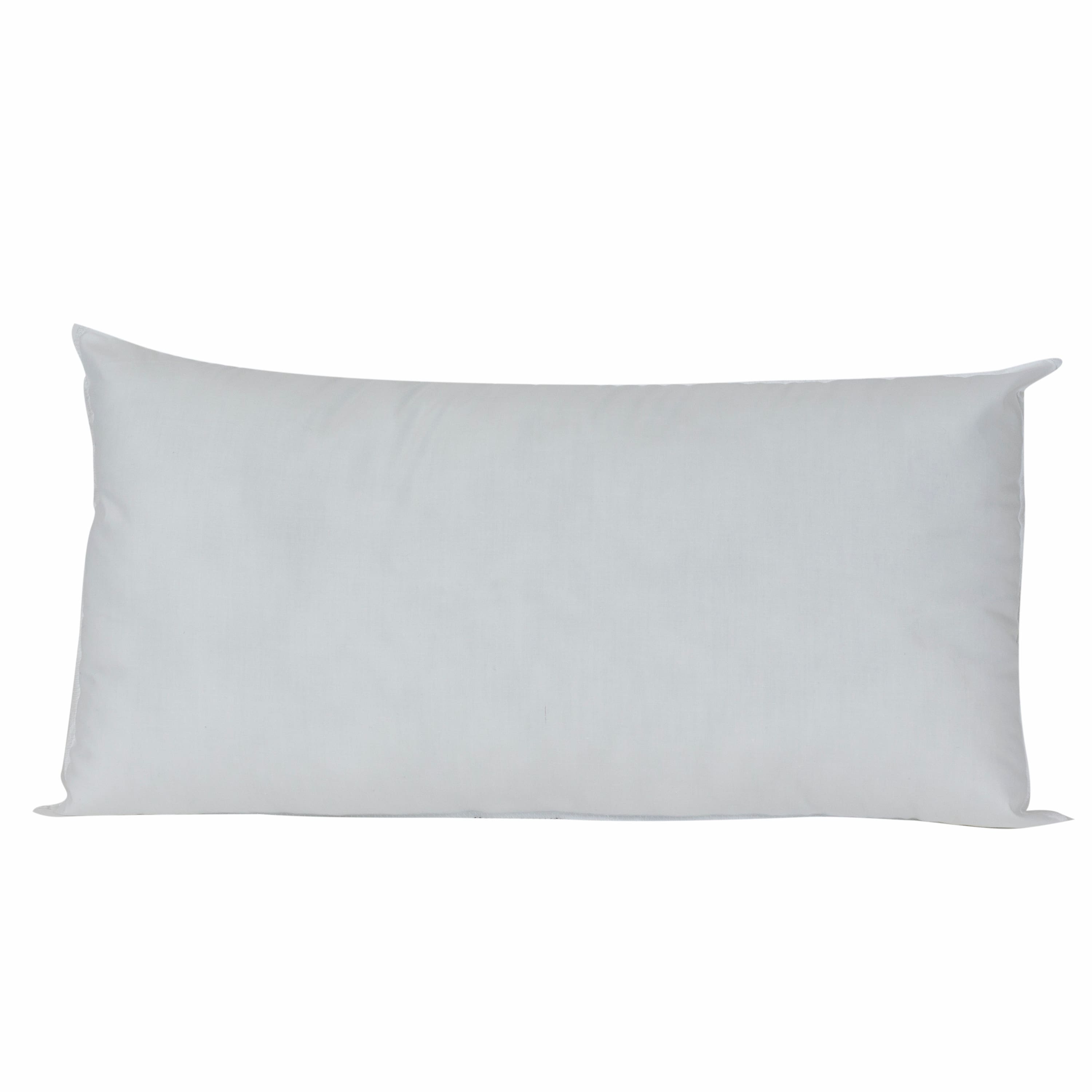 Collections Etc Square Pillow Form 17 inch, White