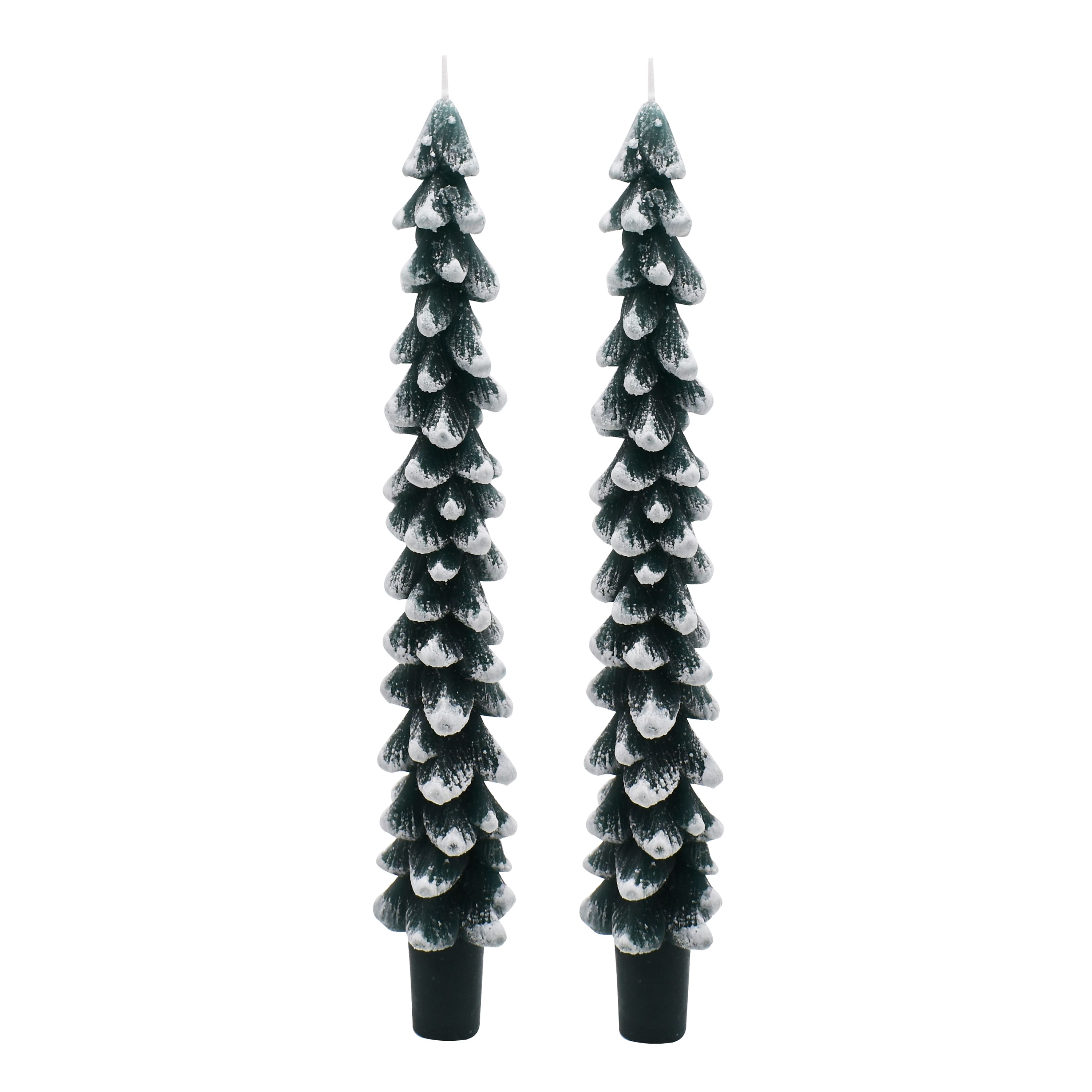 10&#x22; Green Tree Taper Candles, 2ct. by Ashland&#xAE;