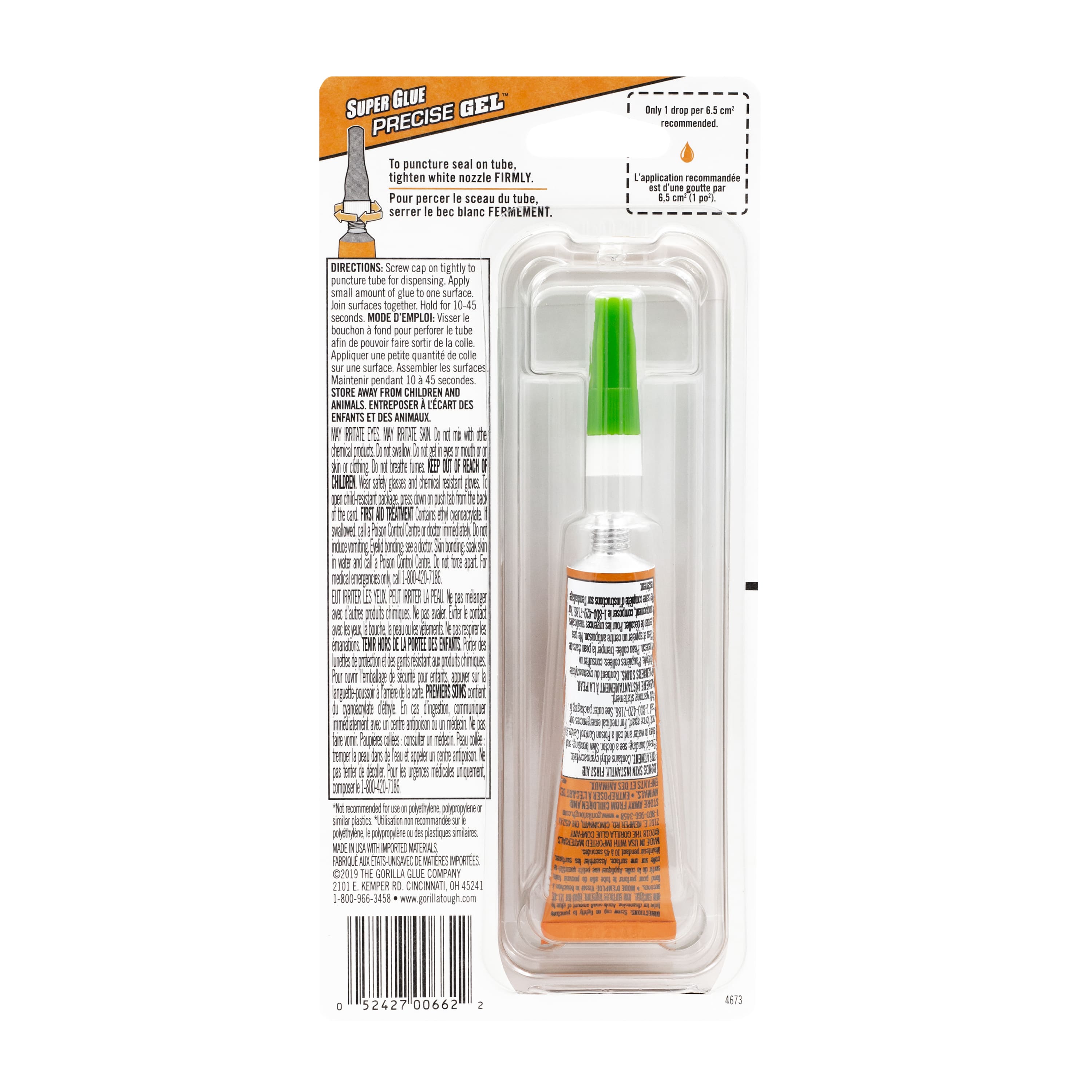 Gorilla® Super Glue Precise Gel