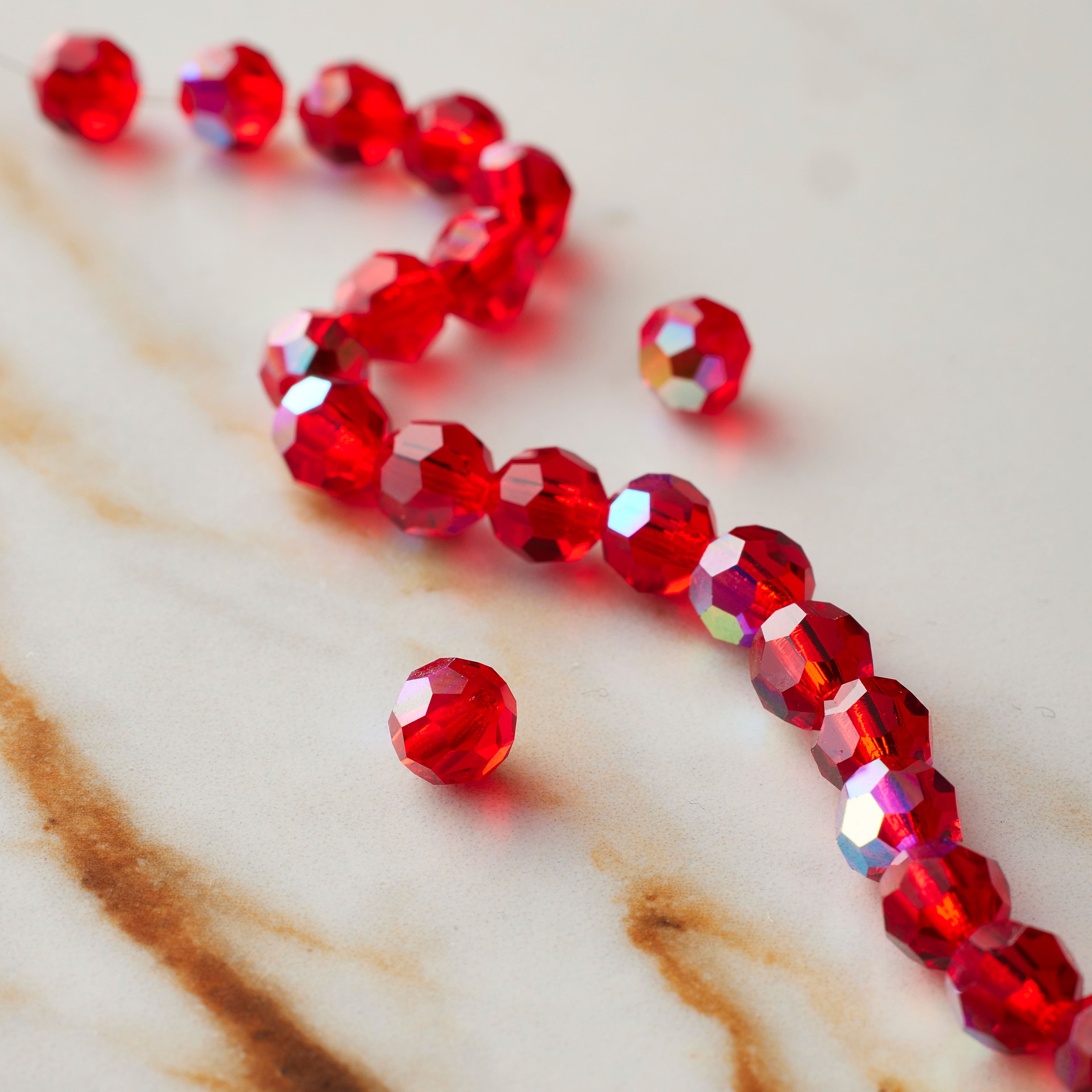 Preciosa Glass Crystal Round Beads, 6mm by Bead Landing&#x2122;