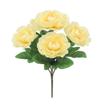 10.5" Ranunculus Bush by Ashland® in Yellow | Michaels®