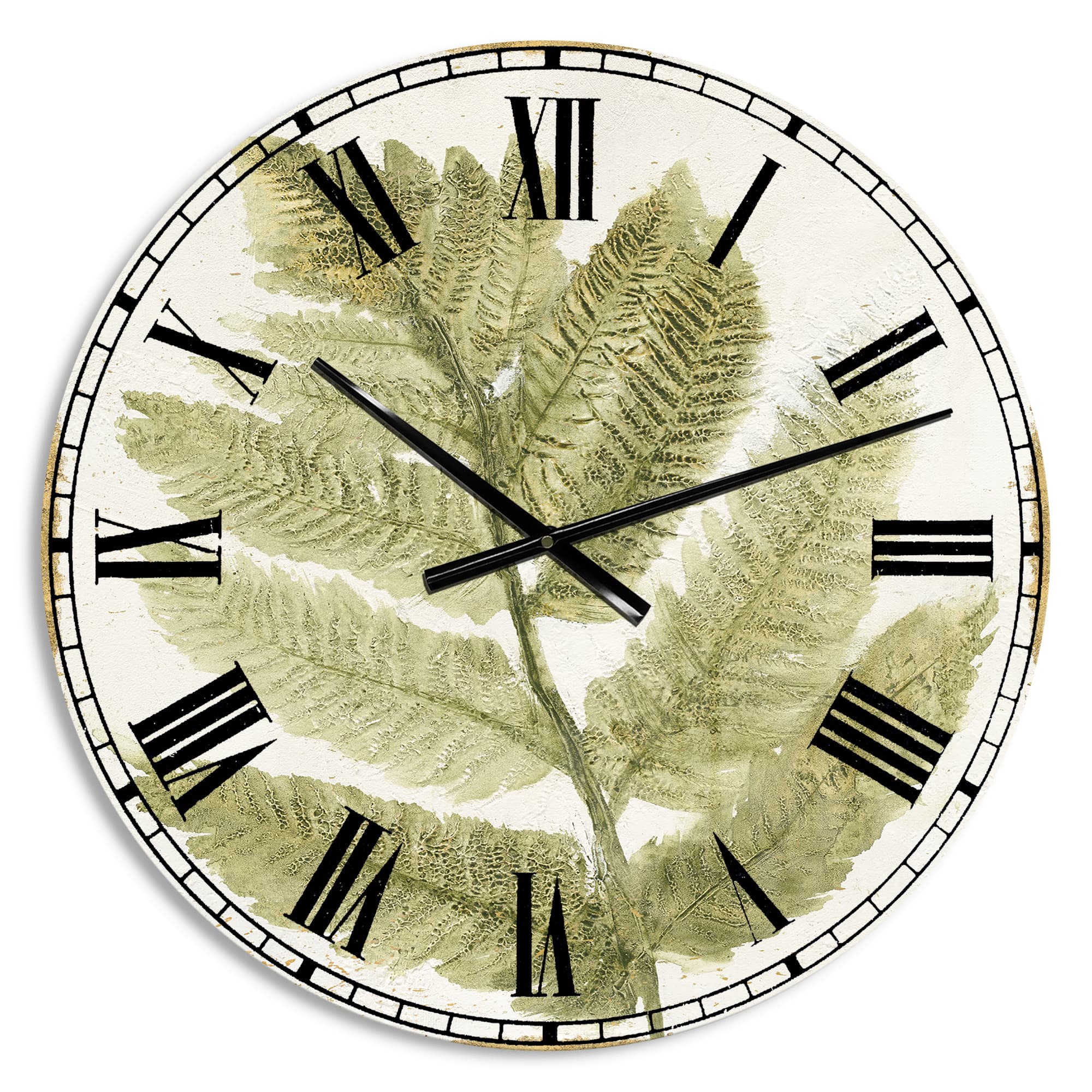 Designart 'Simple Forest I Farmhouse Wall Clock