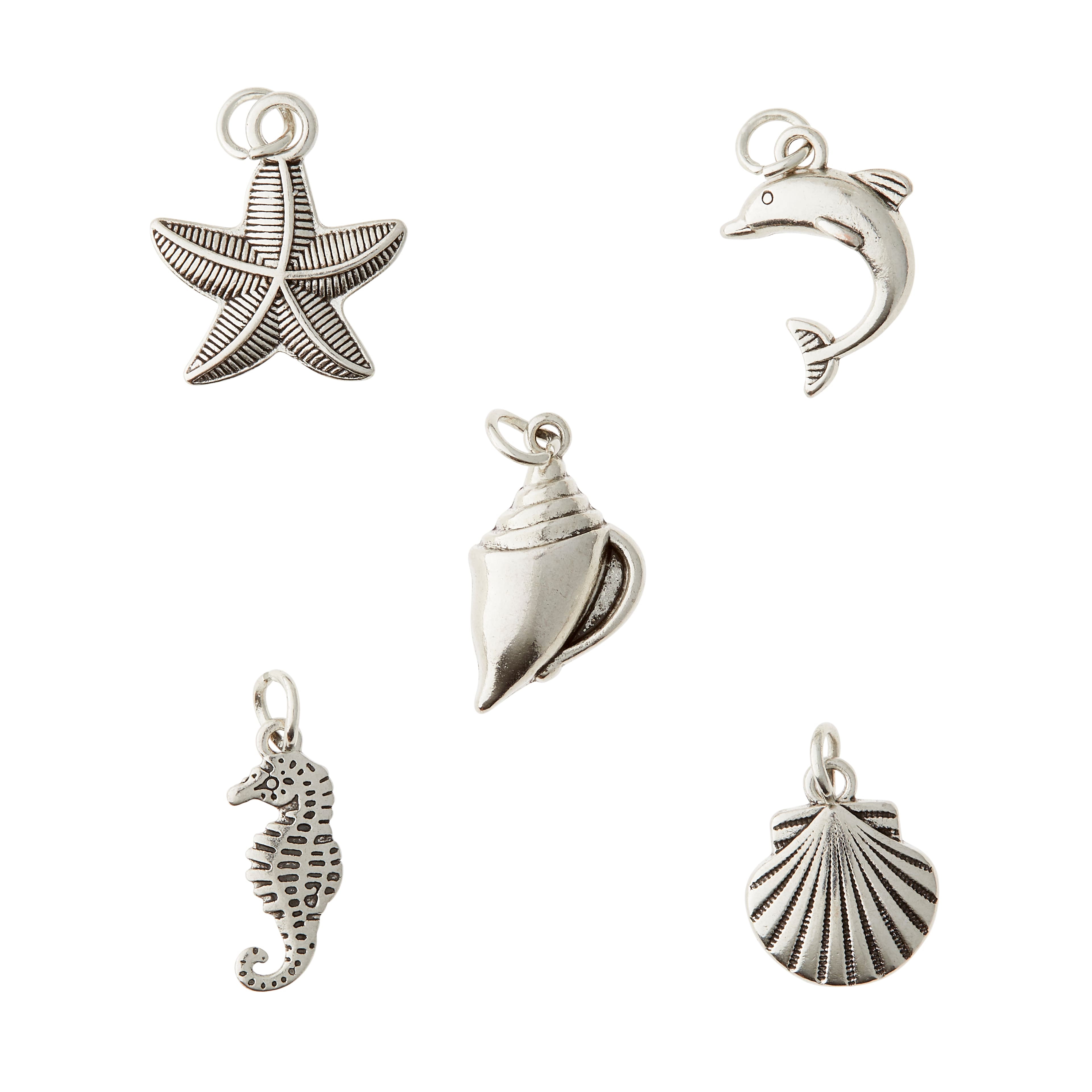 12 Packs: 5 ct. (60 total) Sea Life Charms by Bead Landing&#x2122;
