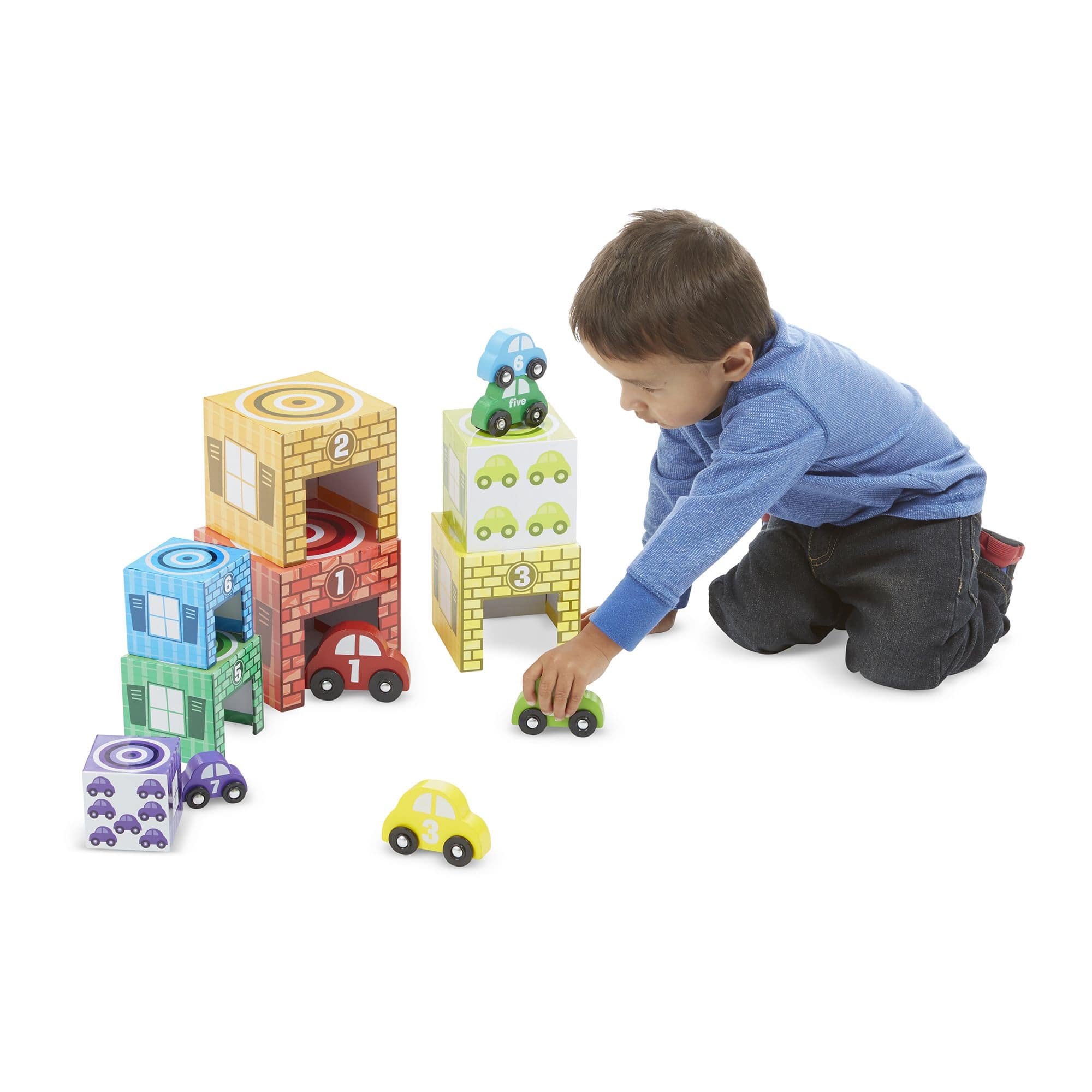 Melissa & Doug® Nesting & Sorting Garages & Cars Michaels