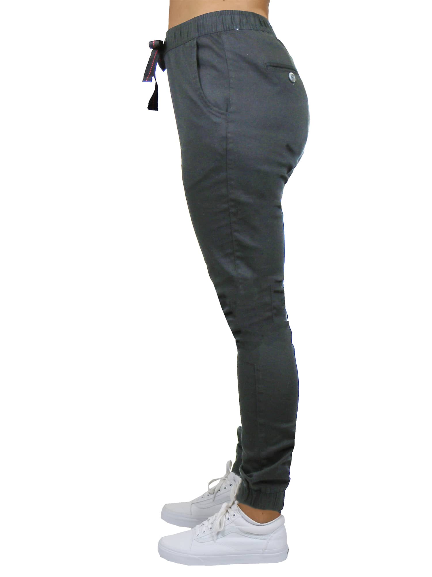 Galaxy By Harvic Loose Fit Stretch Twill Women's Joggers