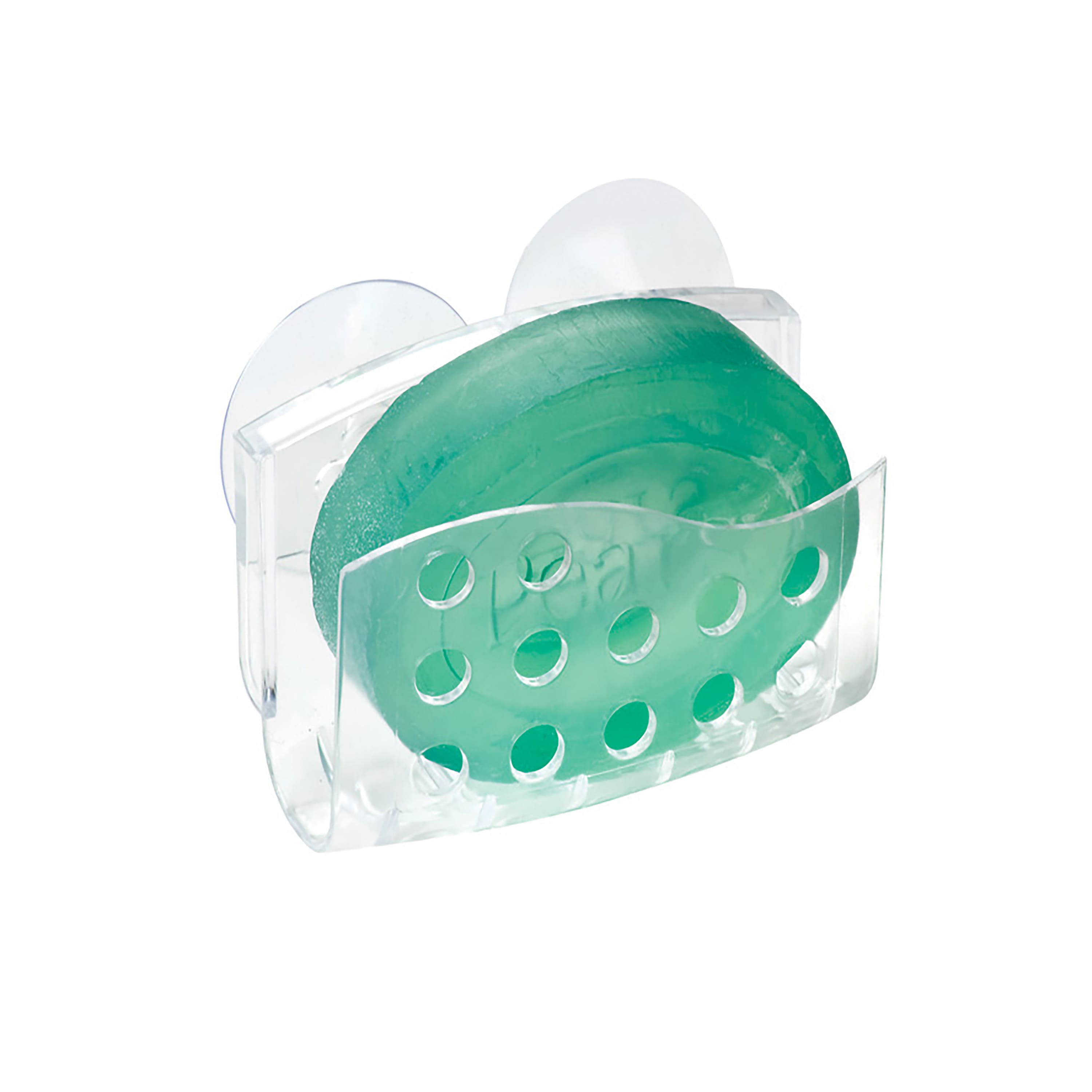 Bath Bliss 2 Compartment Power Locking Suction Soap Dish