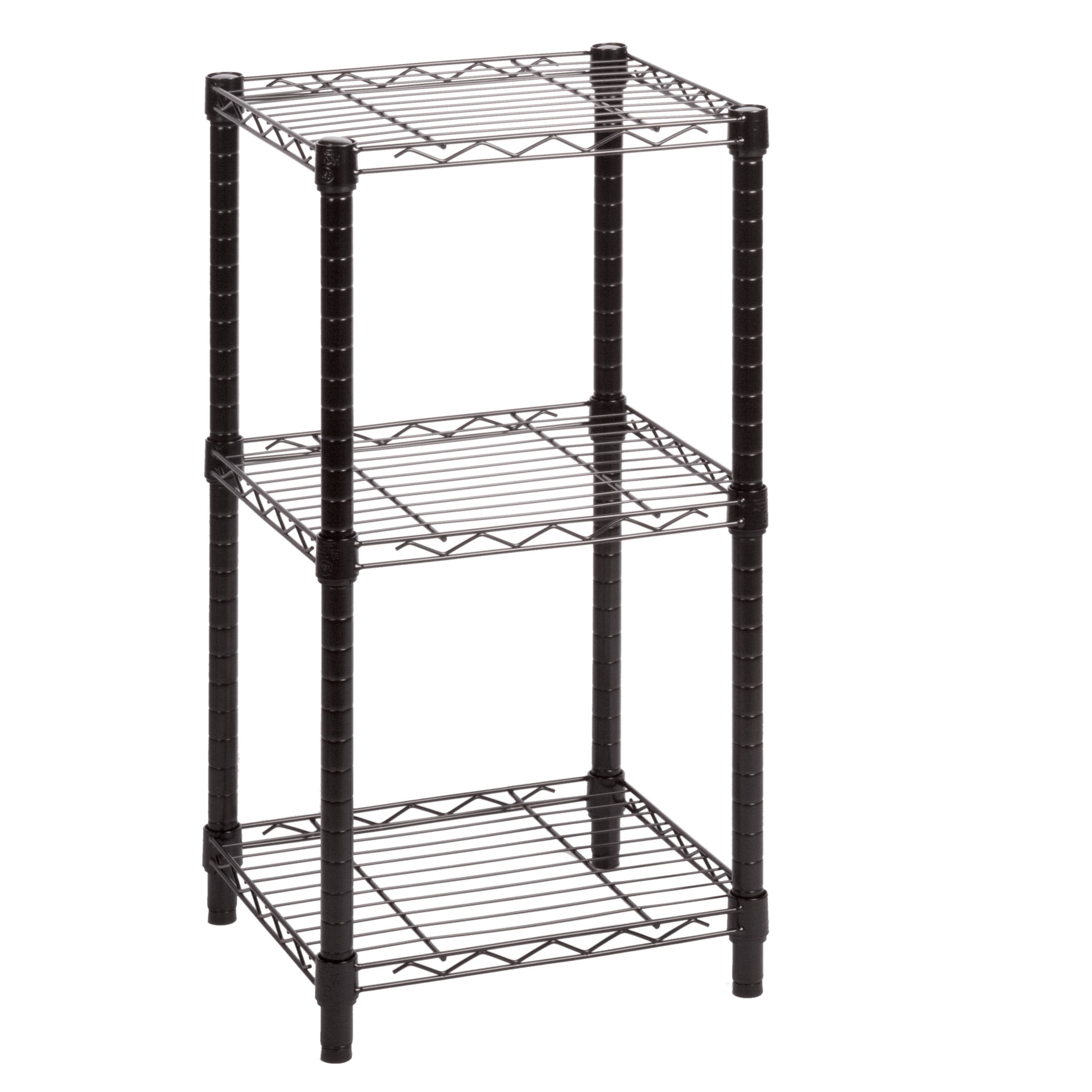 Honey Can Do Small 3-Tier Adjustable Storage Shelving Unit