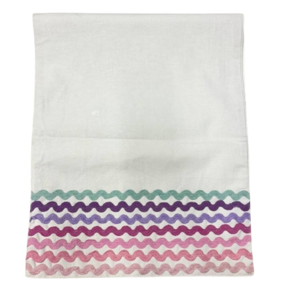 72" Bright Wavy Stripes Fabric Table Runner by Ashland®