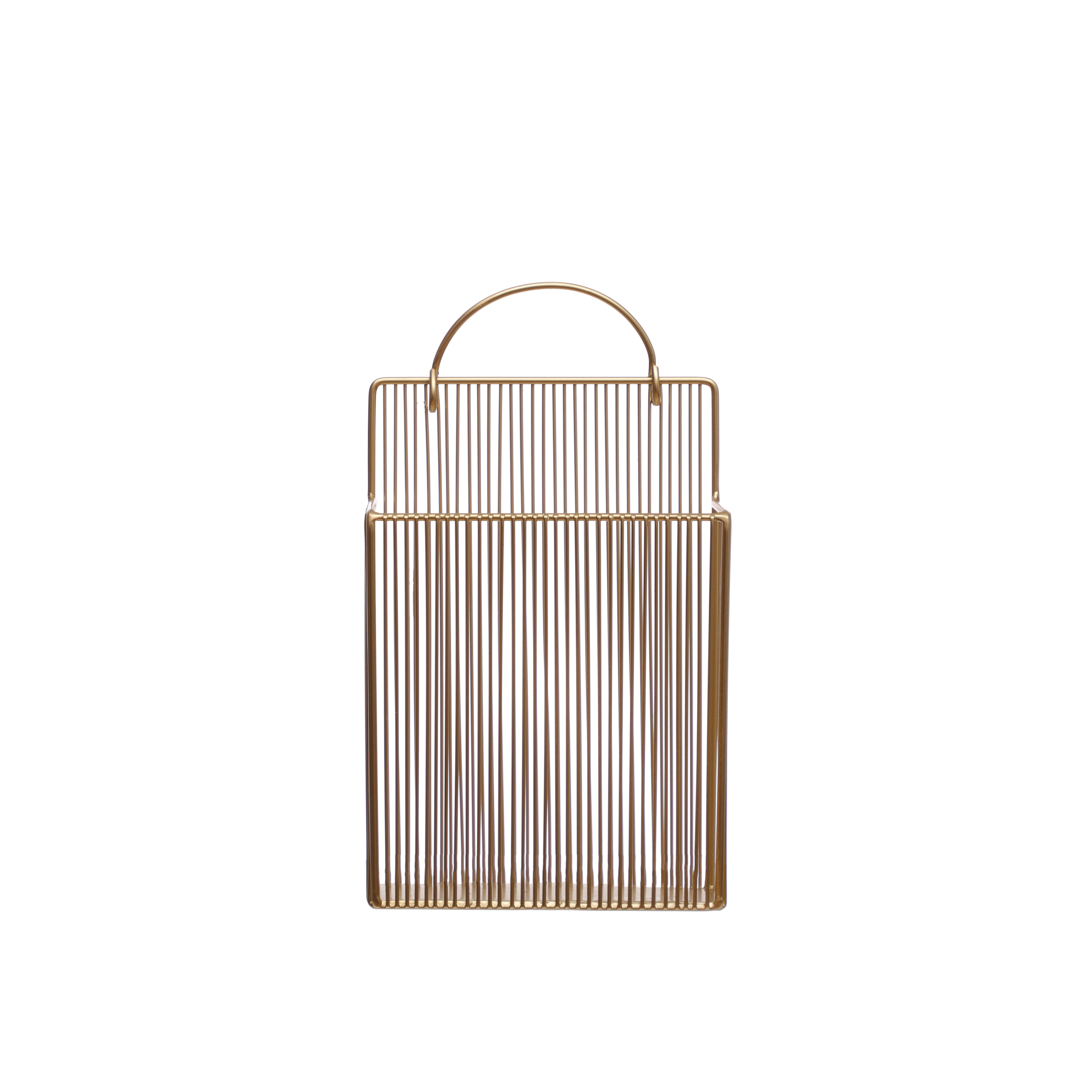 Gold Metal Wall Basket by Ashland®