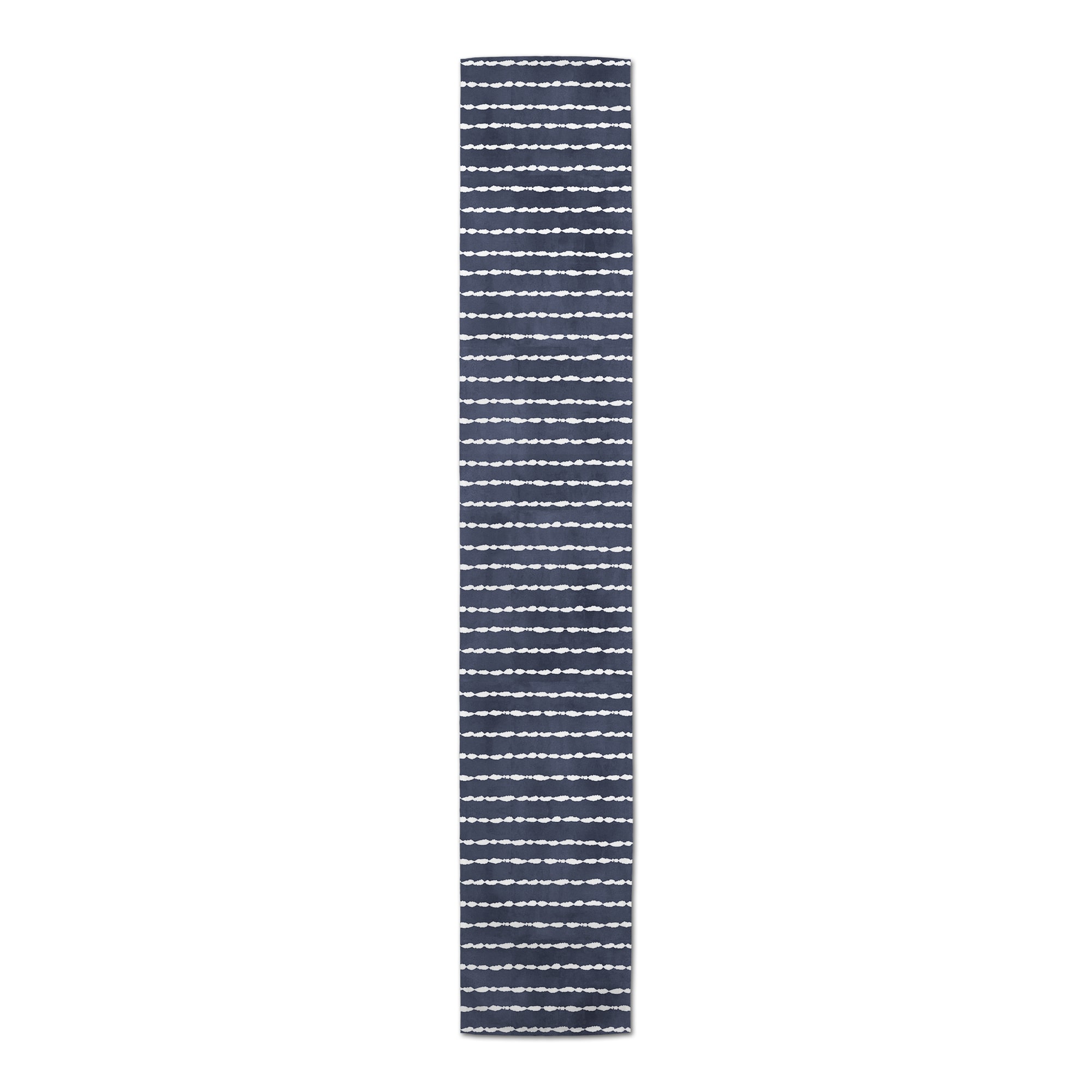 Navy Striped Table Runner