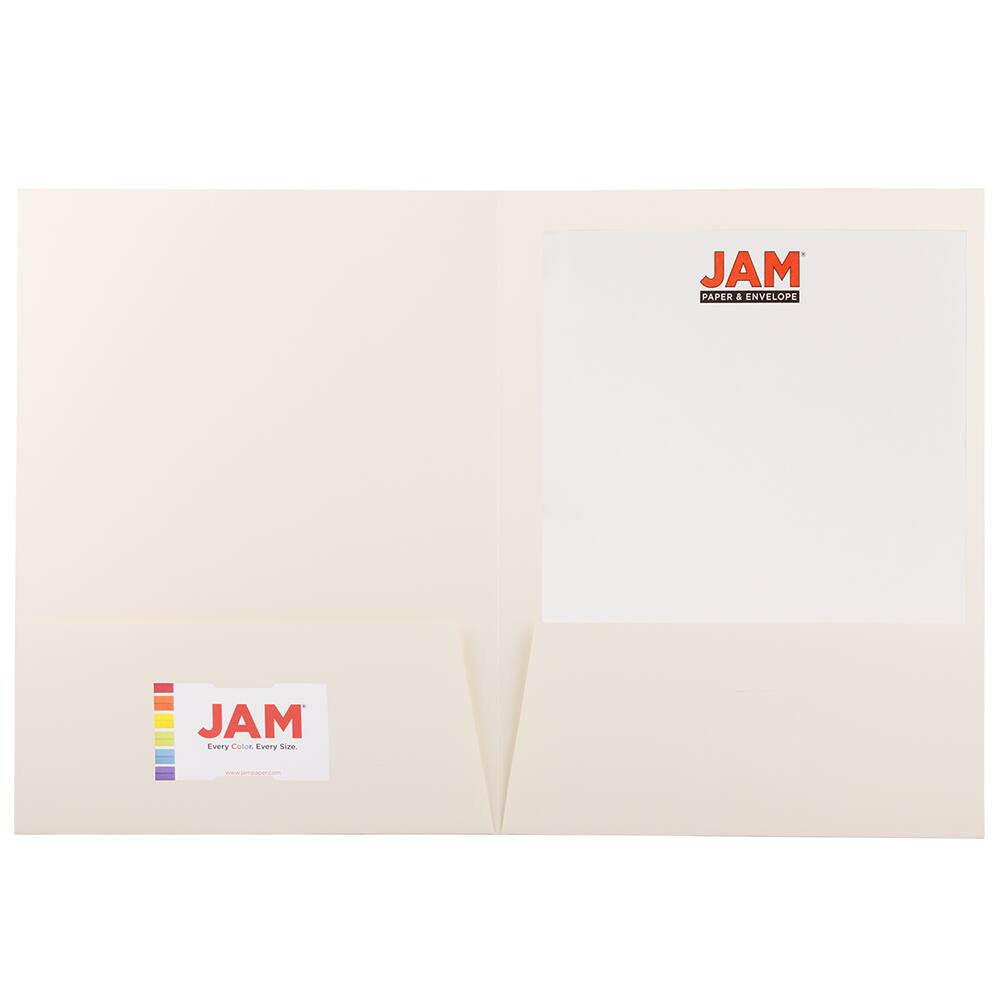 JAM Paper Premium Matte 2-Pocket Folders, 100ct.