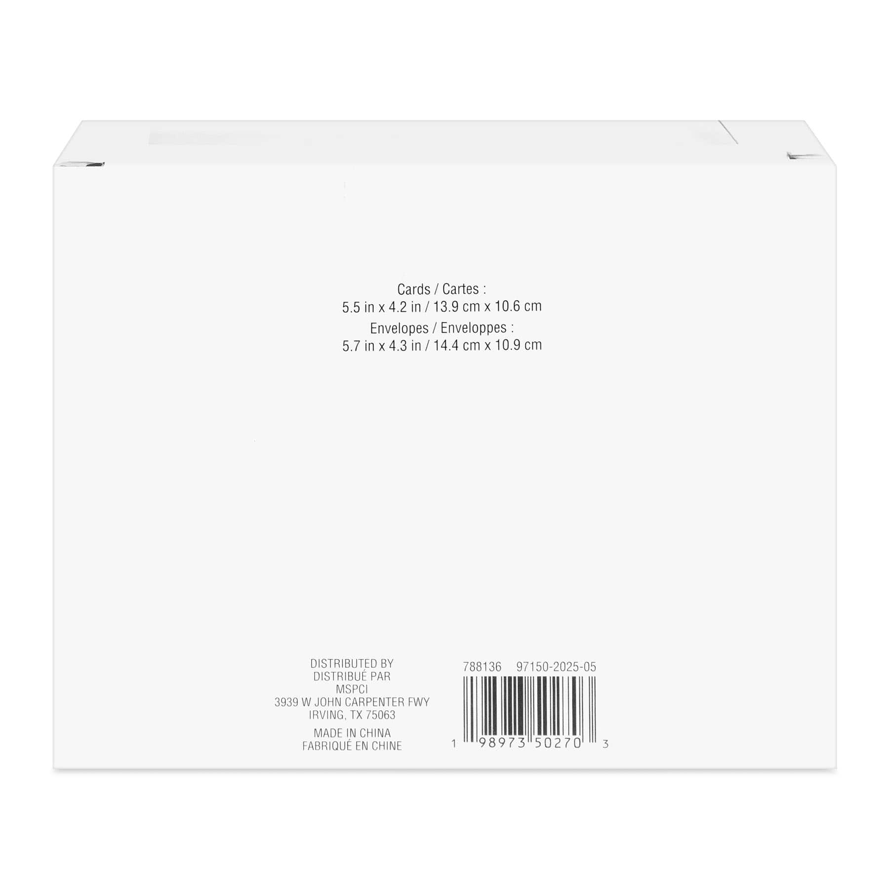 Peppermint Plaid Christmas Cards &#x26; Envelopes, 50ct. by Recollections&#x2122;