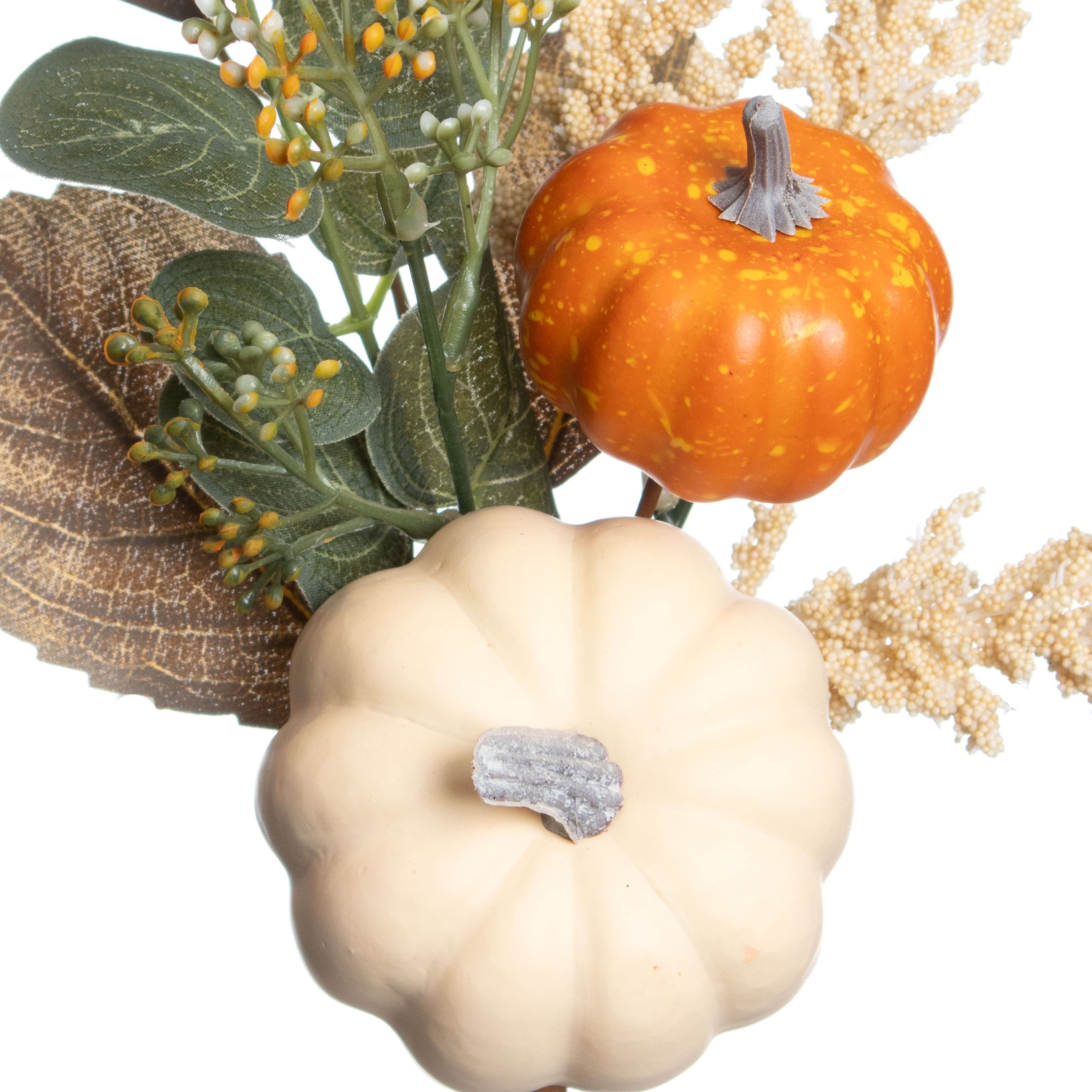 13&#x22; Cream &#x26; Orange Pumpkin &#x26; Berry Pick by Ashland&#xAE;