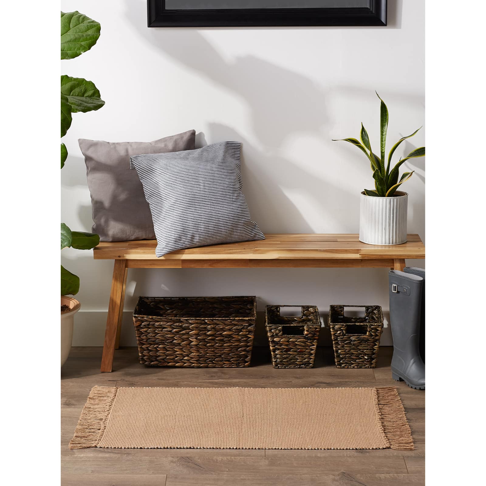 DII&#xAE; 2-Tone Ribbed Rug, 2ft. x 3ft.