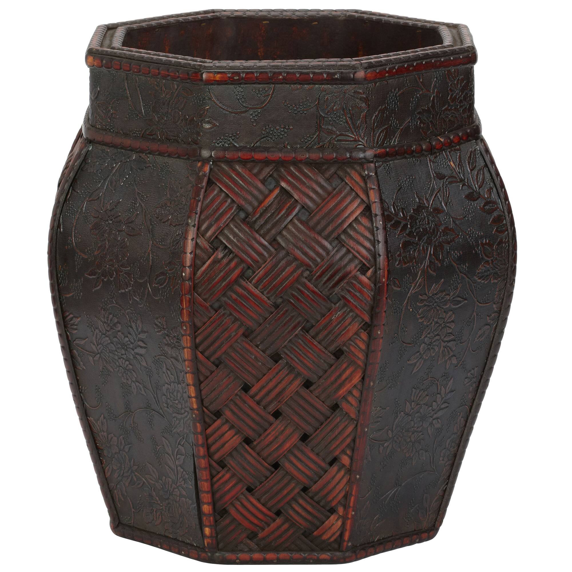 Wood &#x26; Weave Panel Decorative Planters, 2ct.