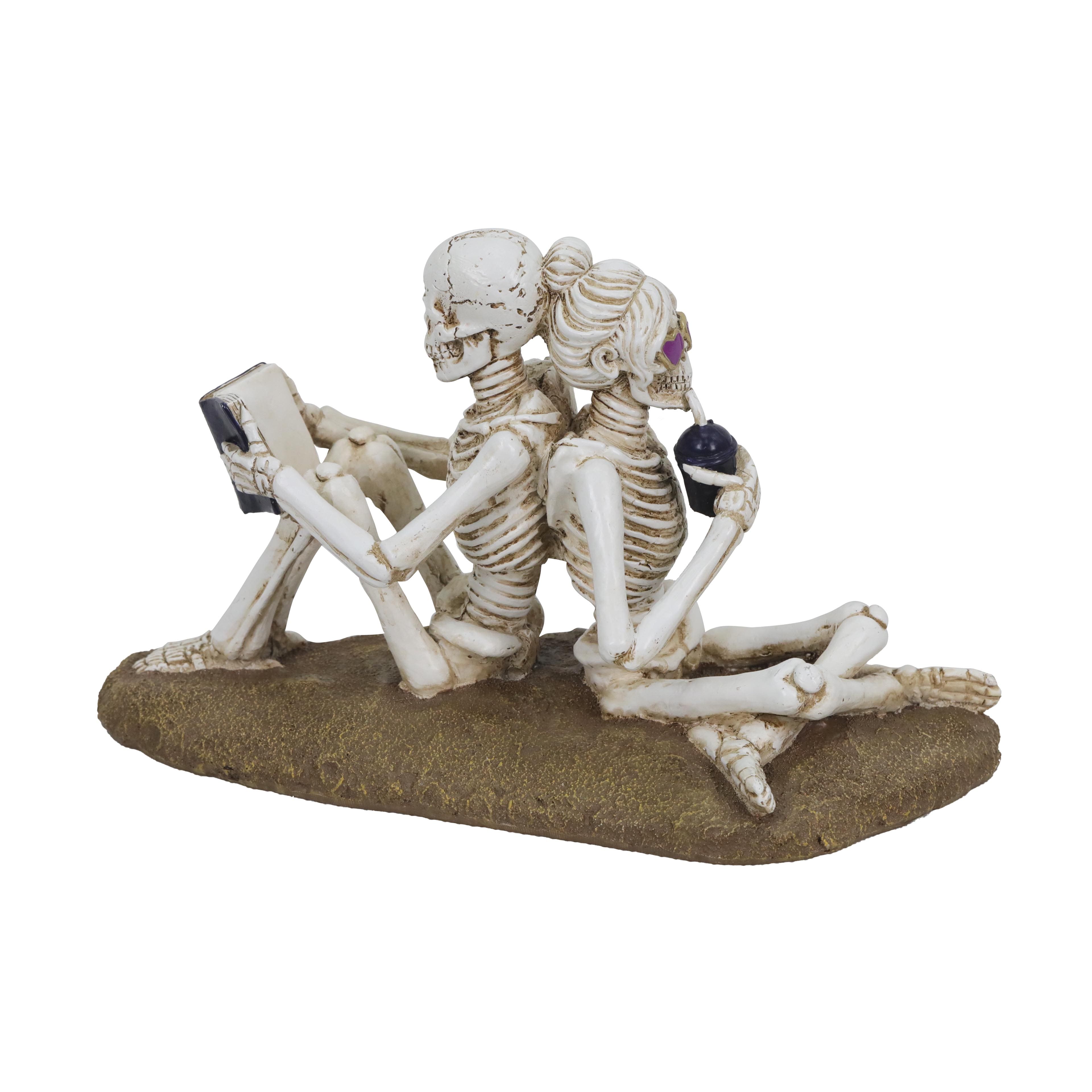 8&#x22; Back to Back Skeletons Tabletop D&#xE9;cor by Ashland&#xAE;