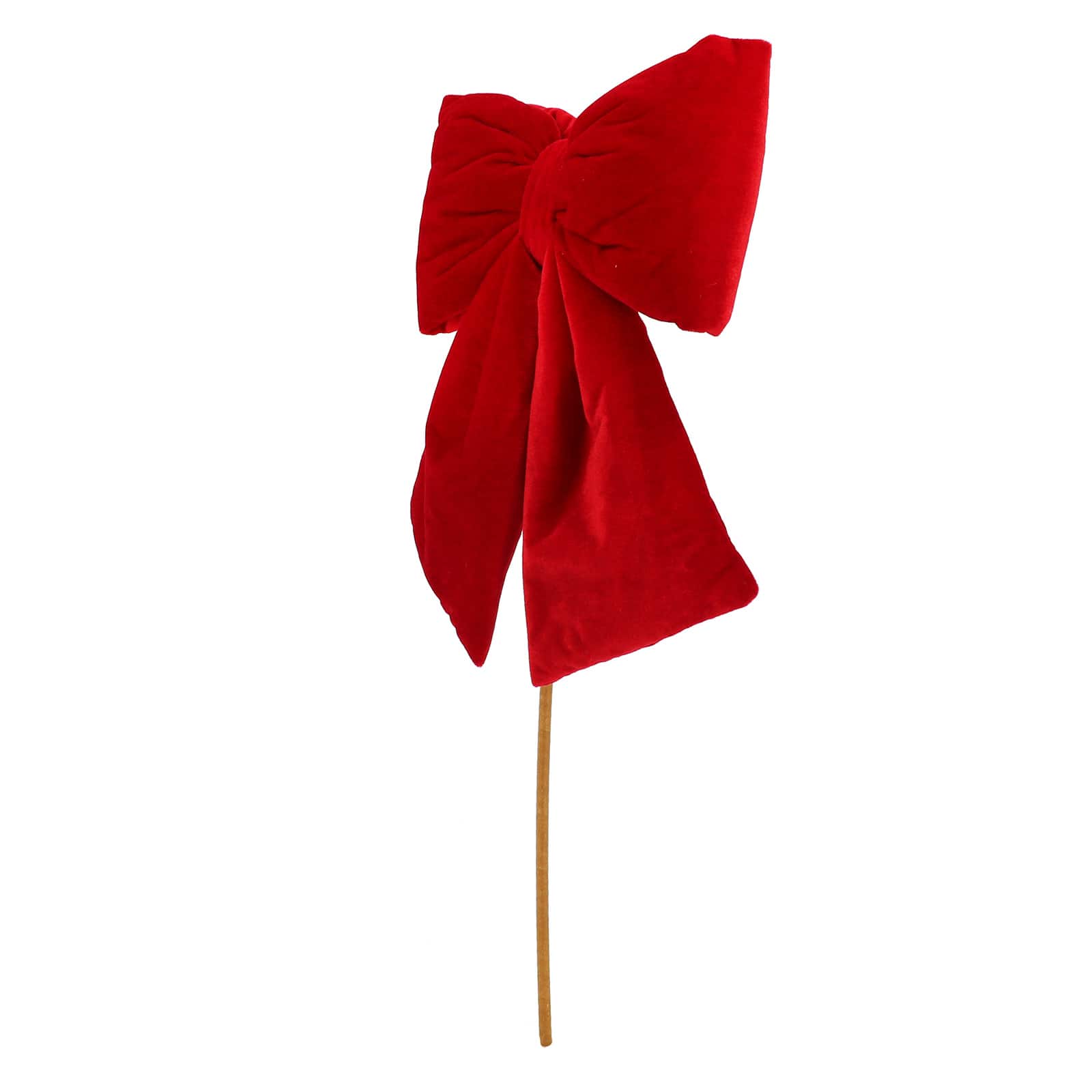 28&#x22; Red Velvet Bow Stem by Ashland&#xAE;