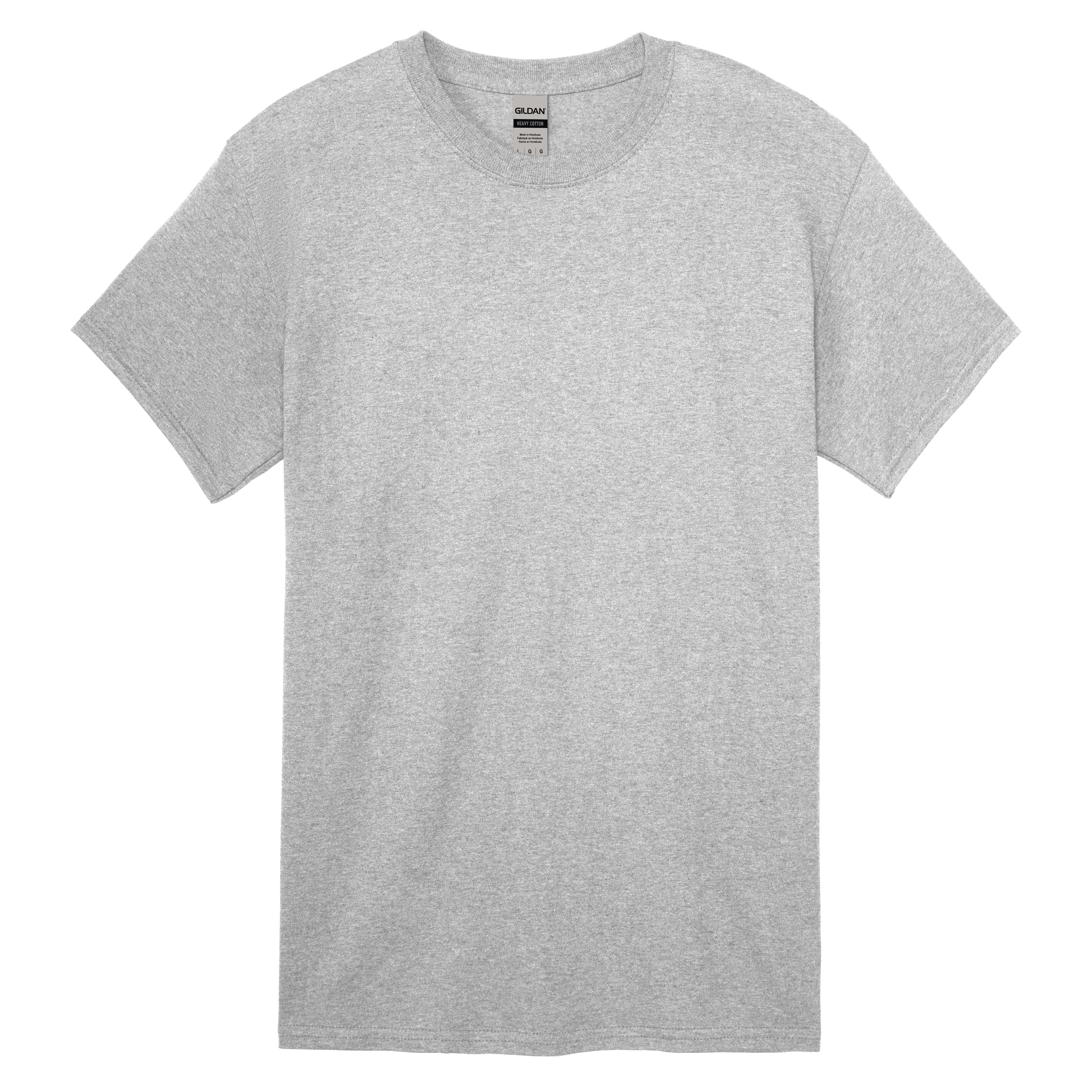 Gildan Big Adult Men's Short Sleeve Crew White T-Shirt, 5-Pack, Sizes  S-2XL, Size 2XL 