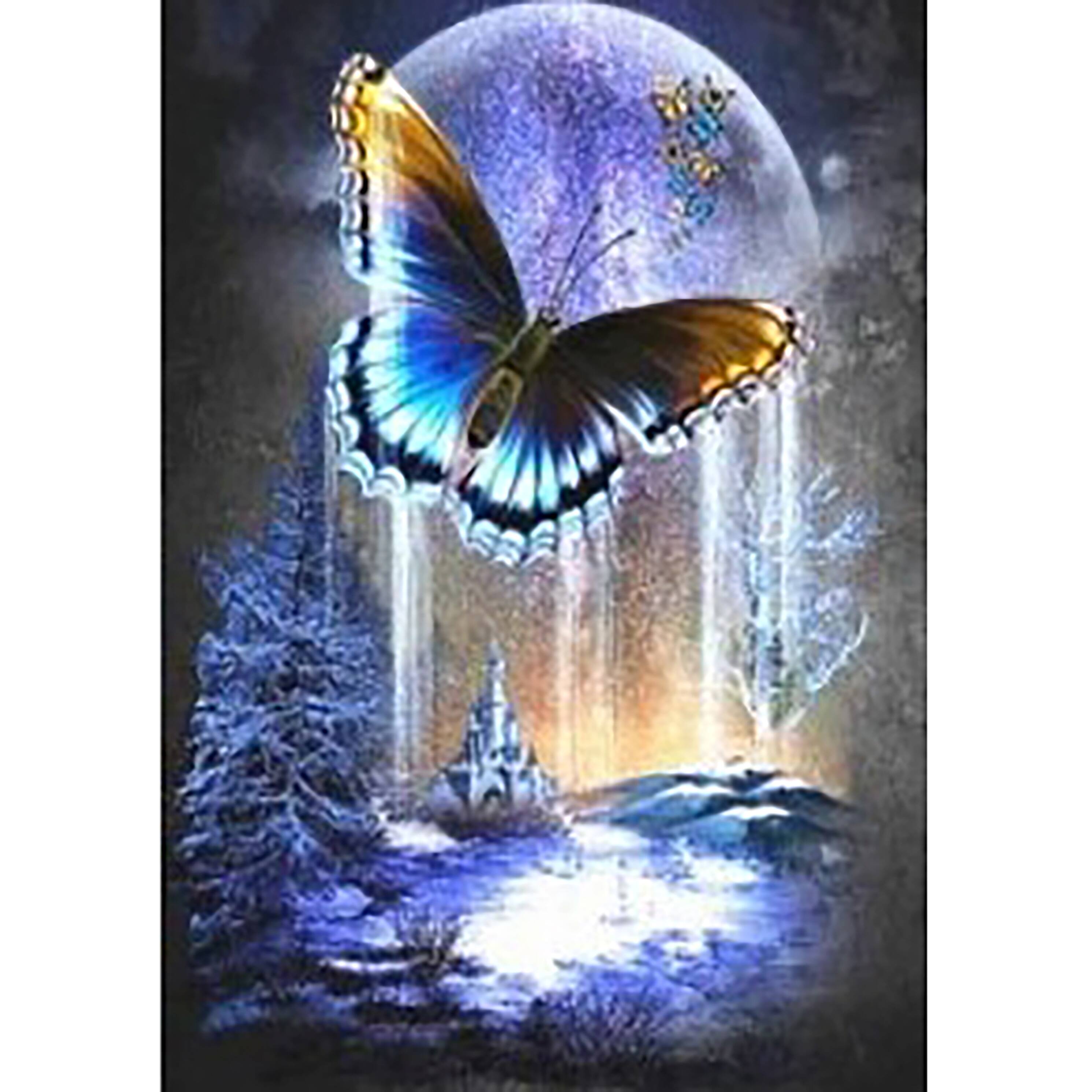 Sparkly Selections Winter Butterfly Diamond Painting Kit