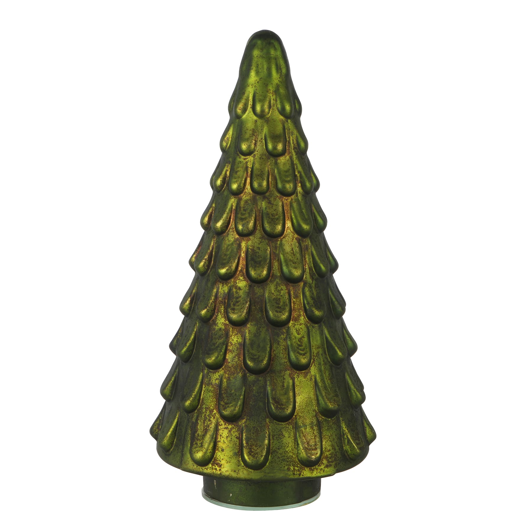 10.5&#x22; Green Glass Tree Decoration by Ashland&#xAE;