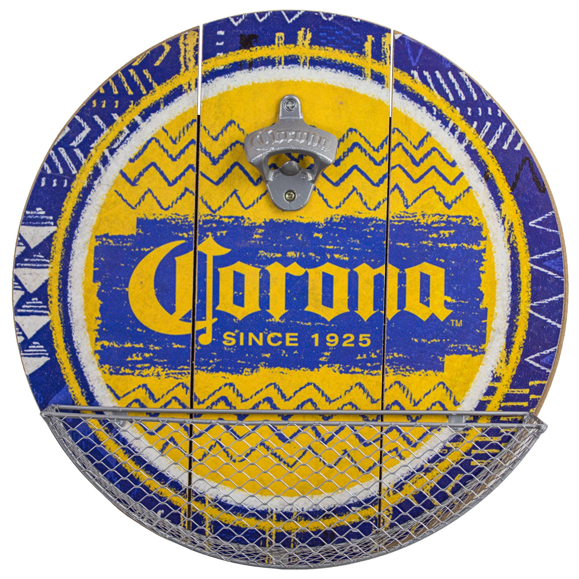 Corona Beer Bottle Opener &#x26; Cap Catcher Wall D&#xE9;cor