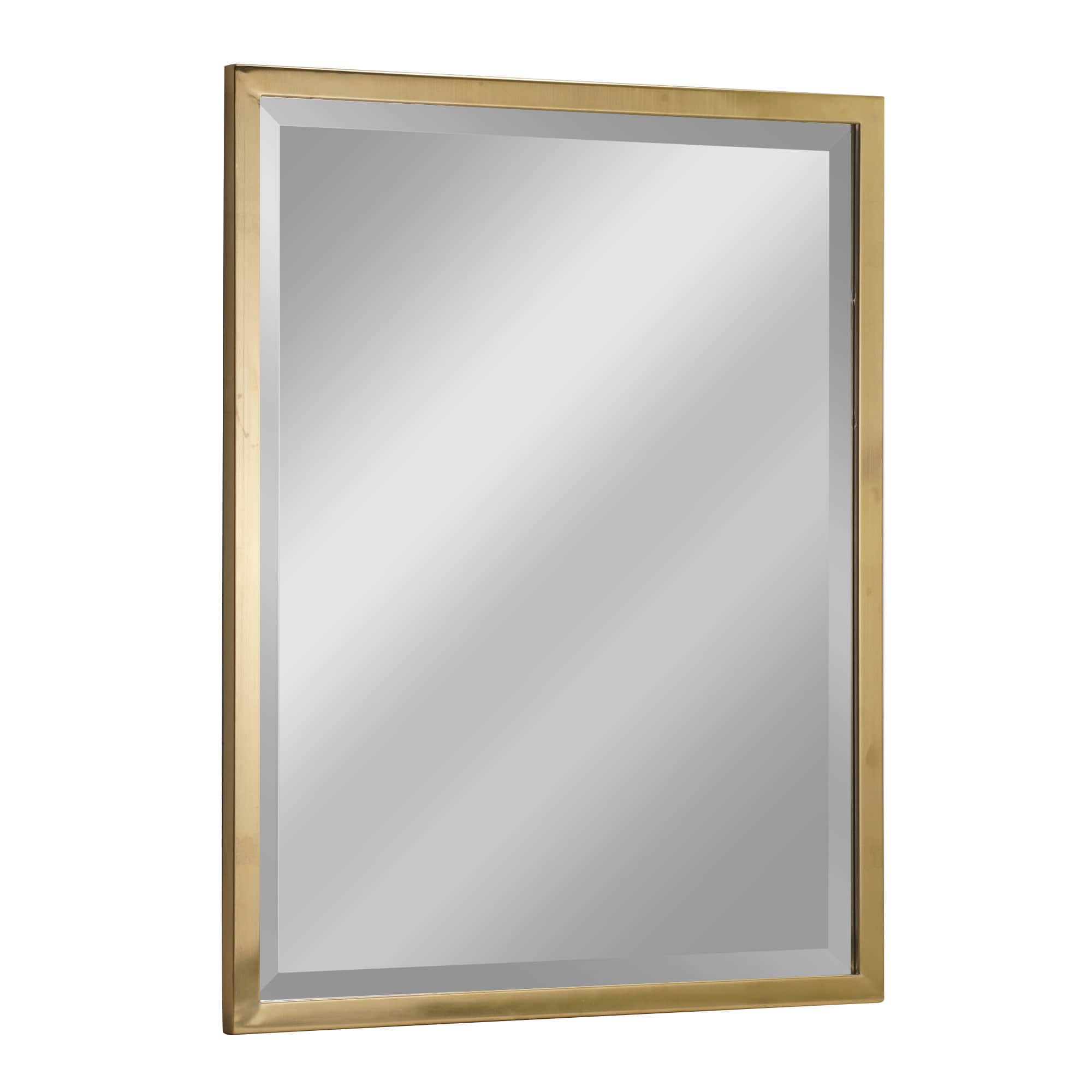 Head West Classic Gold Metal Framed Wall Mirror - 30" x 24"