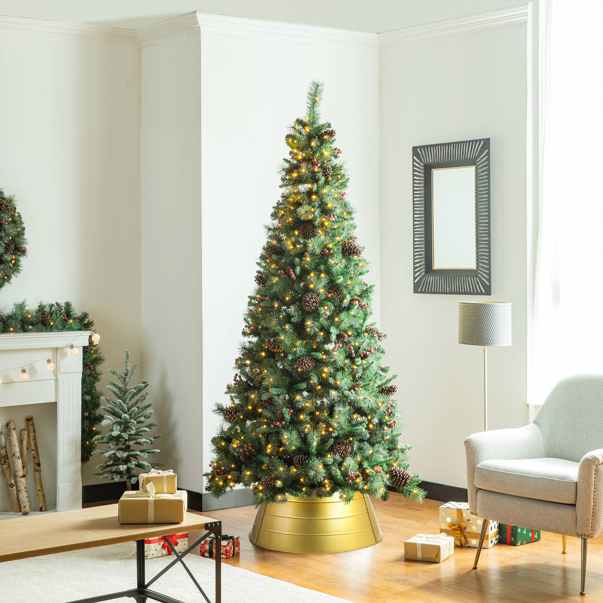 Glitzhome&#xAE; 26&#x22; Metal Tree Collar