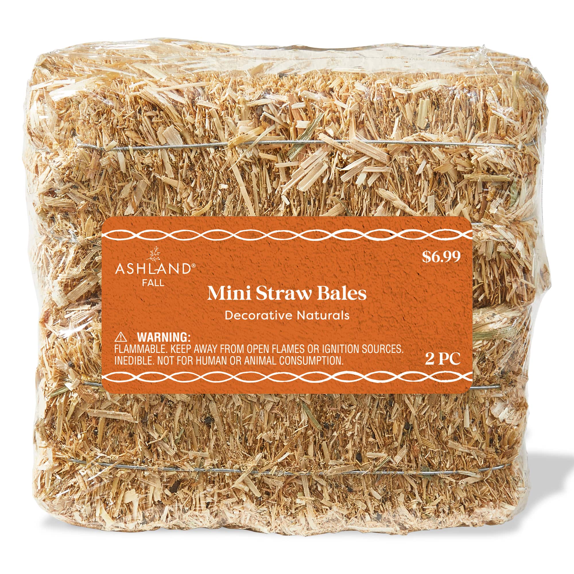 5&#x22; Straw Bales, 2ct. by Ashland&#xAE;