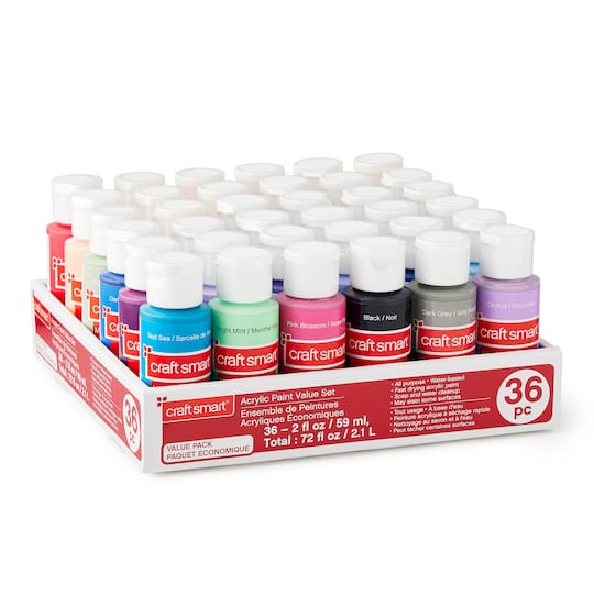 36 Color Acrylic Paint Value Set by Craft Smart® | Michaels