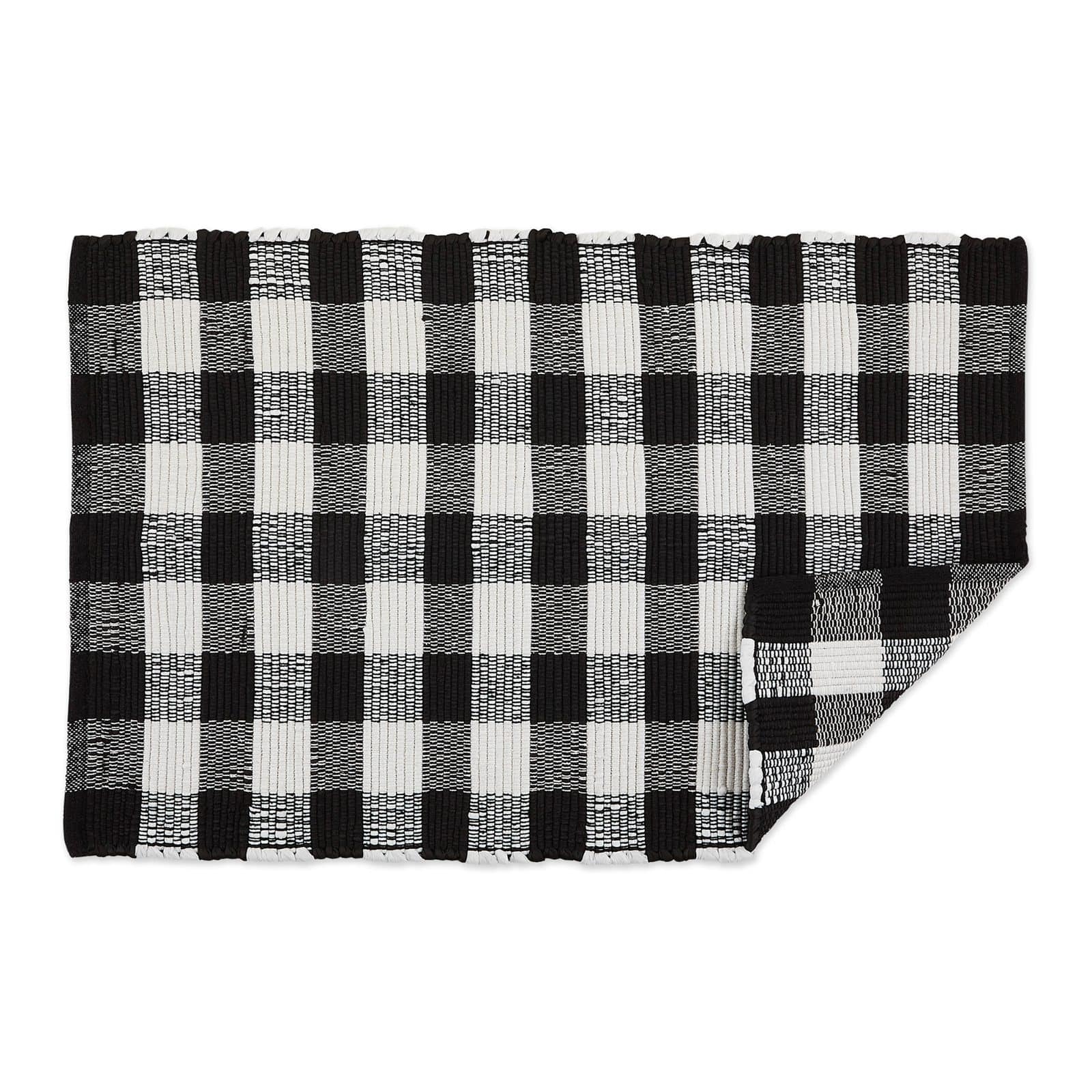 DII&#xAE; Buffalo Check Rag Rug, 26&#x22; x 40&#x22;