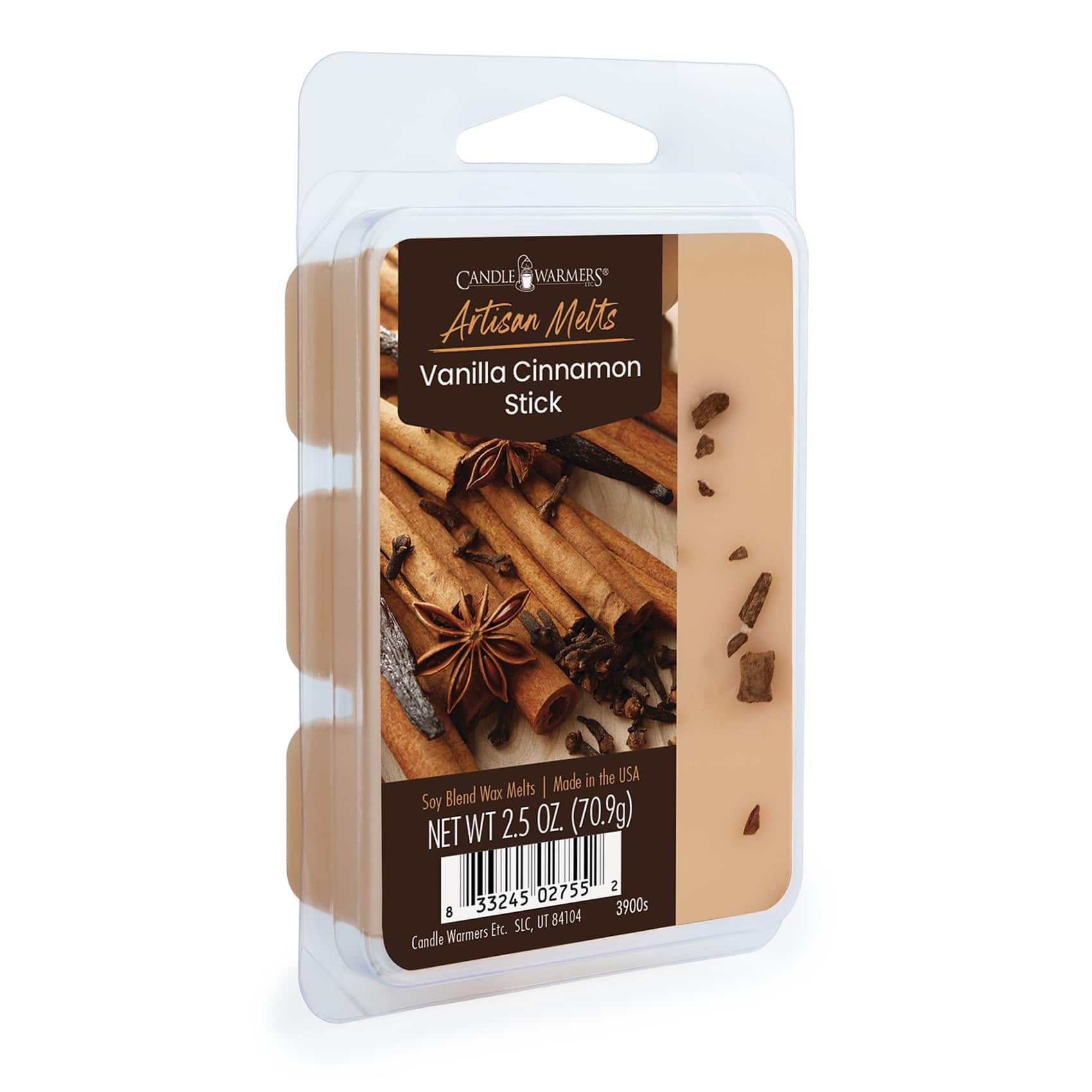 Candle Warmers Etc.&#xAE; Vanilla Cinnamon Stick Artisan Wax Melts