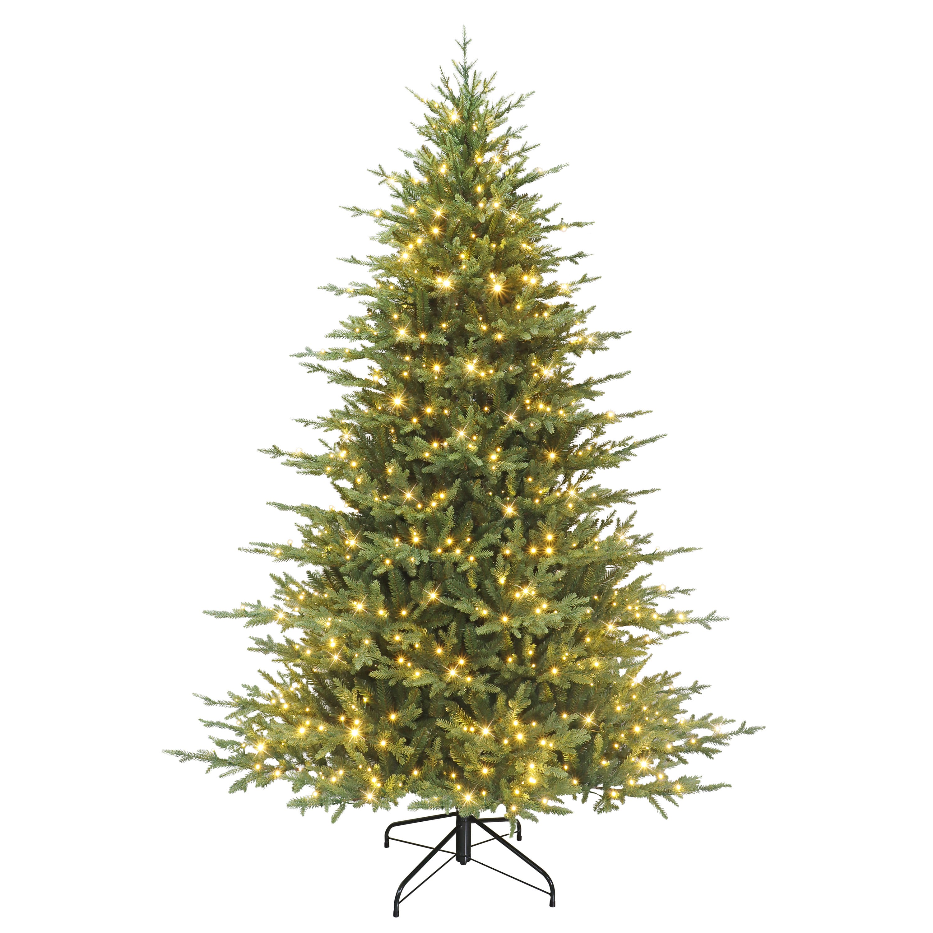 7.5ft. Pre-Lit Dorchester Fir Artificial Christmas Tree, Dual Color LED Lights