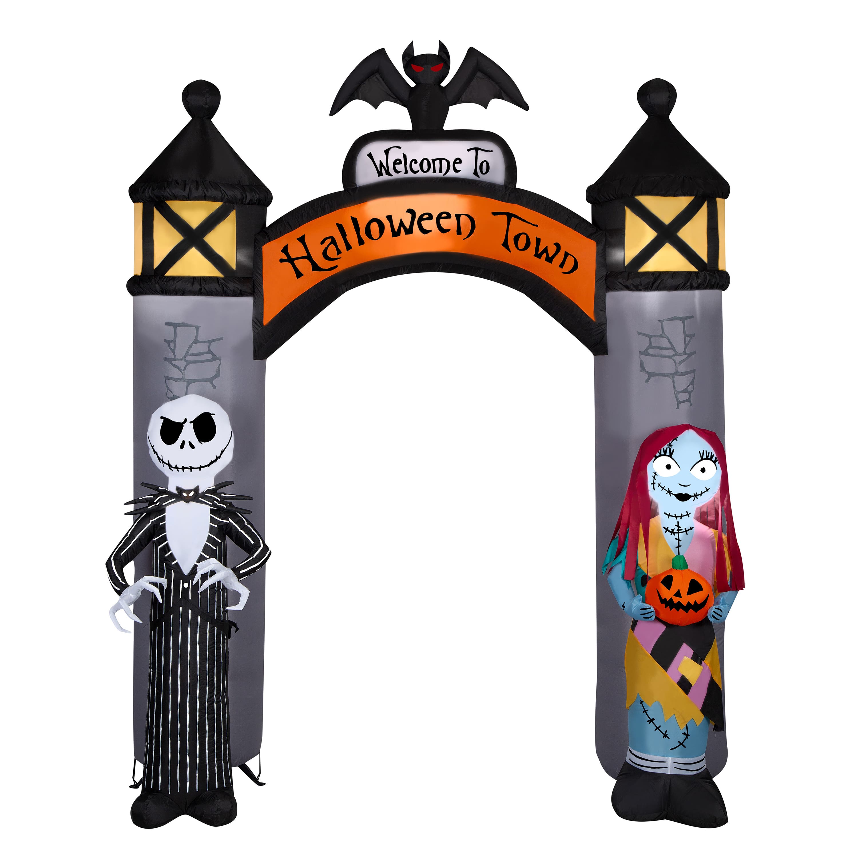 8.5ft. Airblown&#xAE; Inflatable Nightmare Before Christmas Welcome to Halloween Town Archway