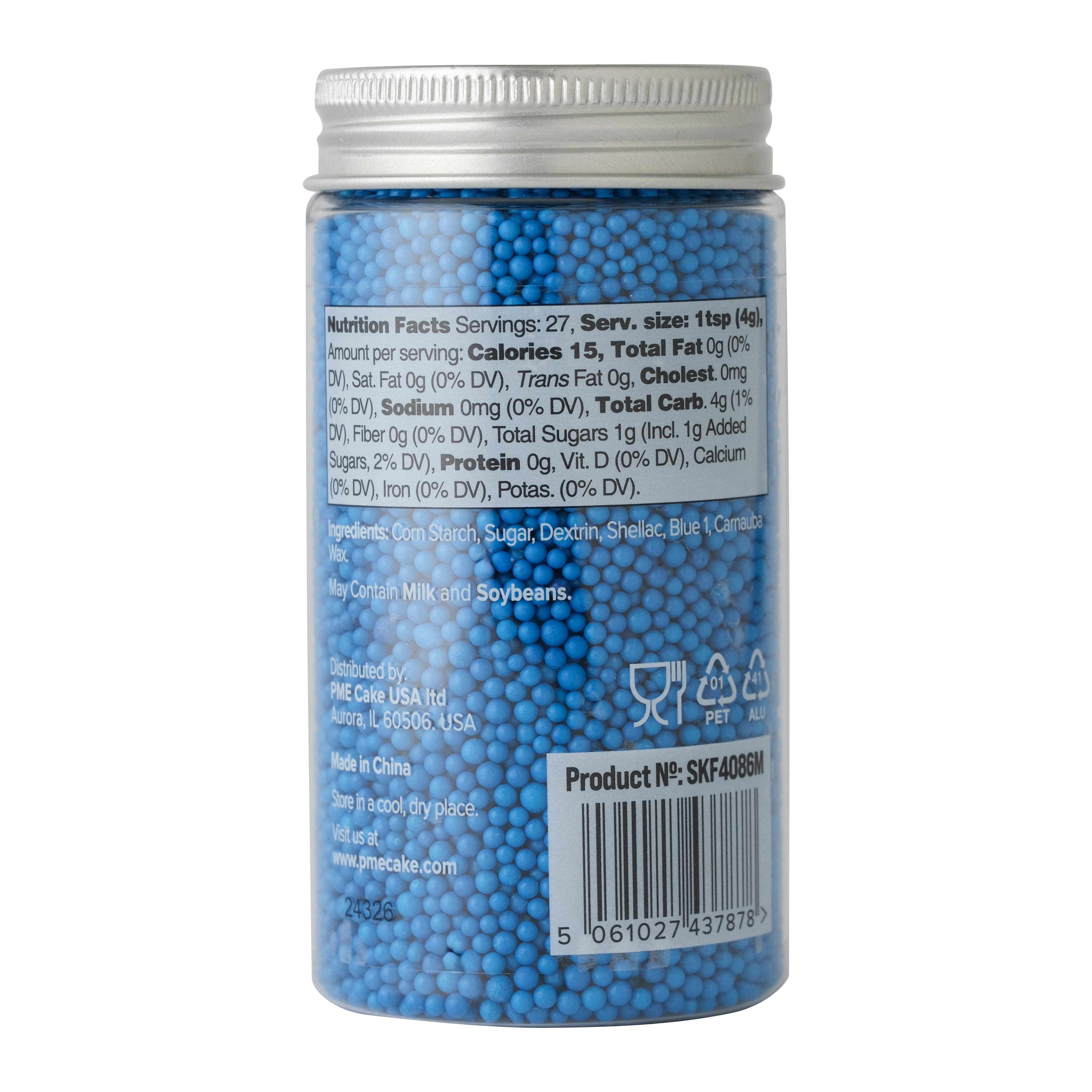 PME Cake Sweet Street&#xAE; 3.8oz. Nonpareils Sprinkles