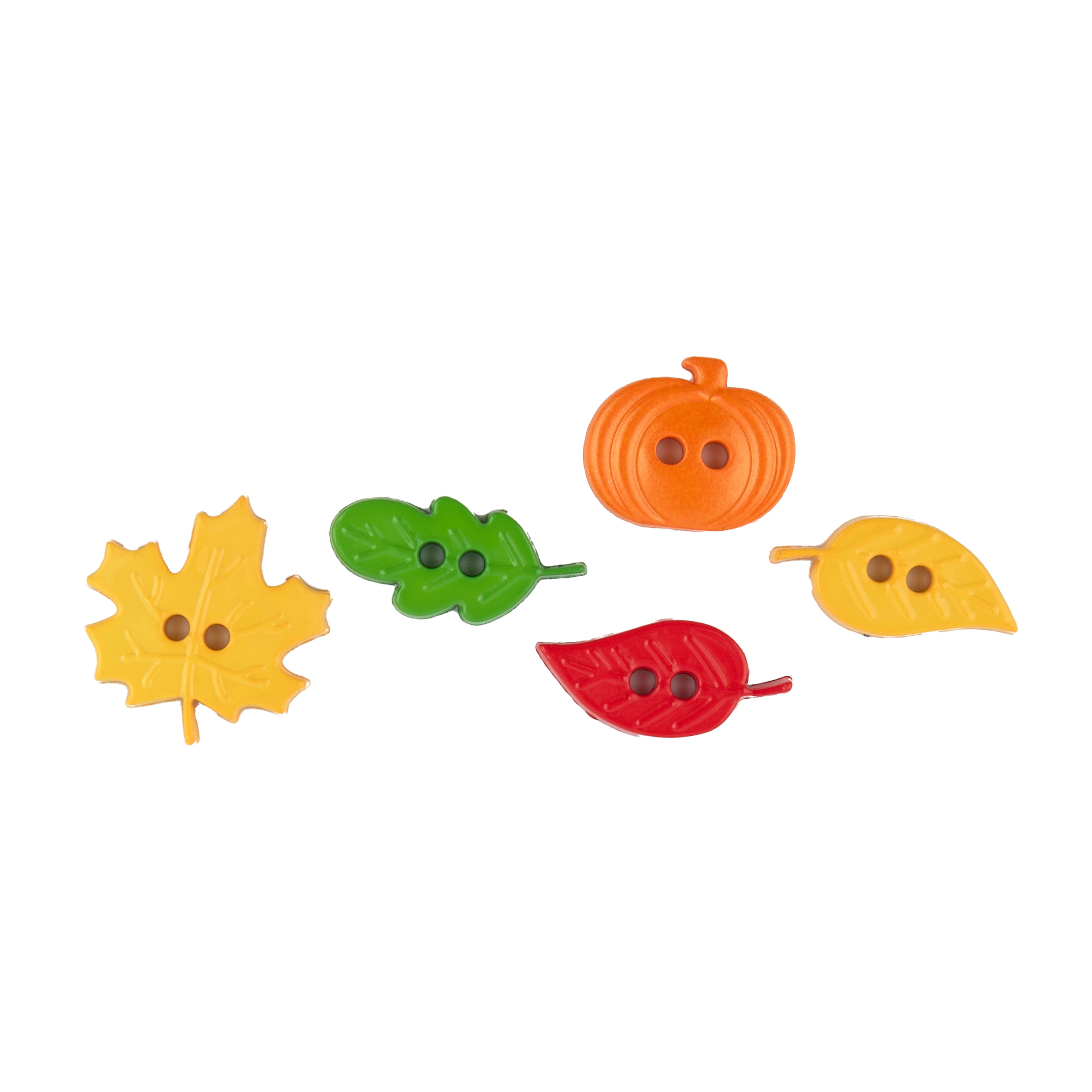 Favorite Findings&#x2122; 2.75oz. Autumn Leaf Button Mix
