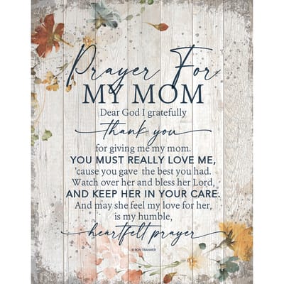 Prayer For My Mom Wall Plaque | Michaels