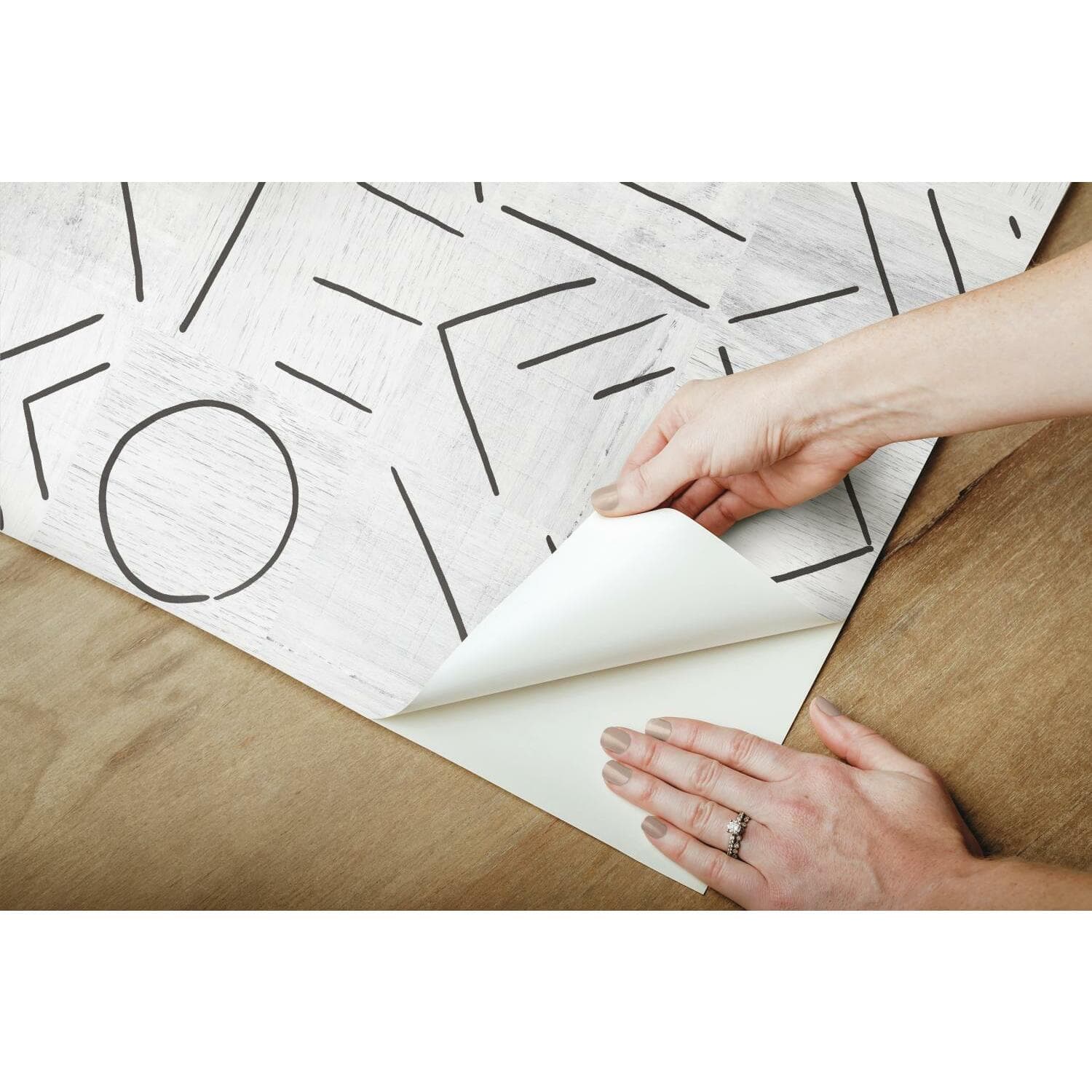 RoomMates Down The Line Peel & Stick Wallpaper