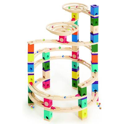 Hape Quadrilla Wooden The Cyclone Marble Run Construction Set | Michaels