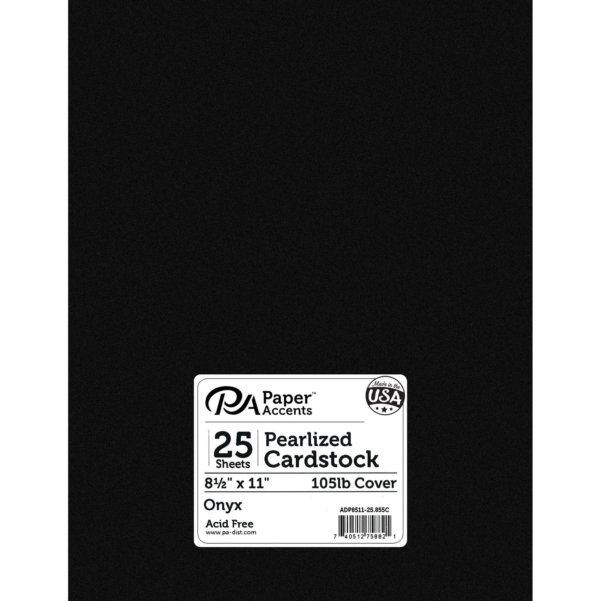 PA Paper&#x2122; Accents 8.5&#x22; x 11&#x22; Pearlized 105lb. Cardstock, 25 Sheets