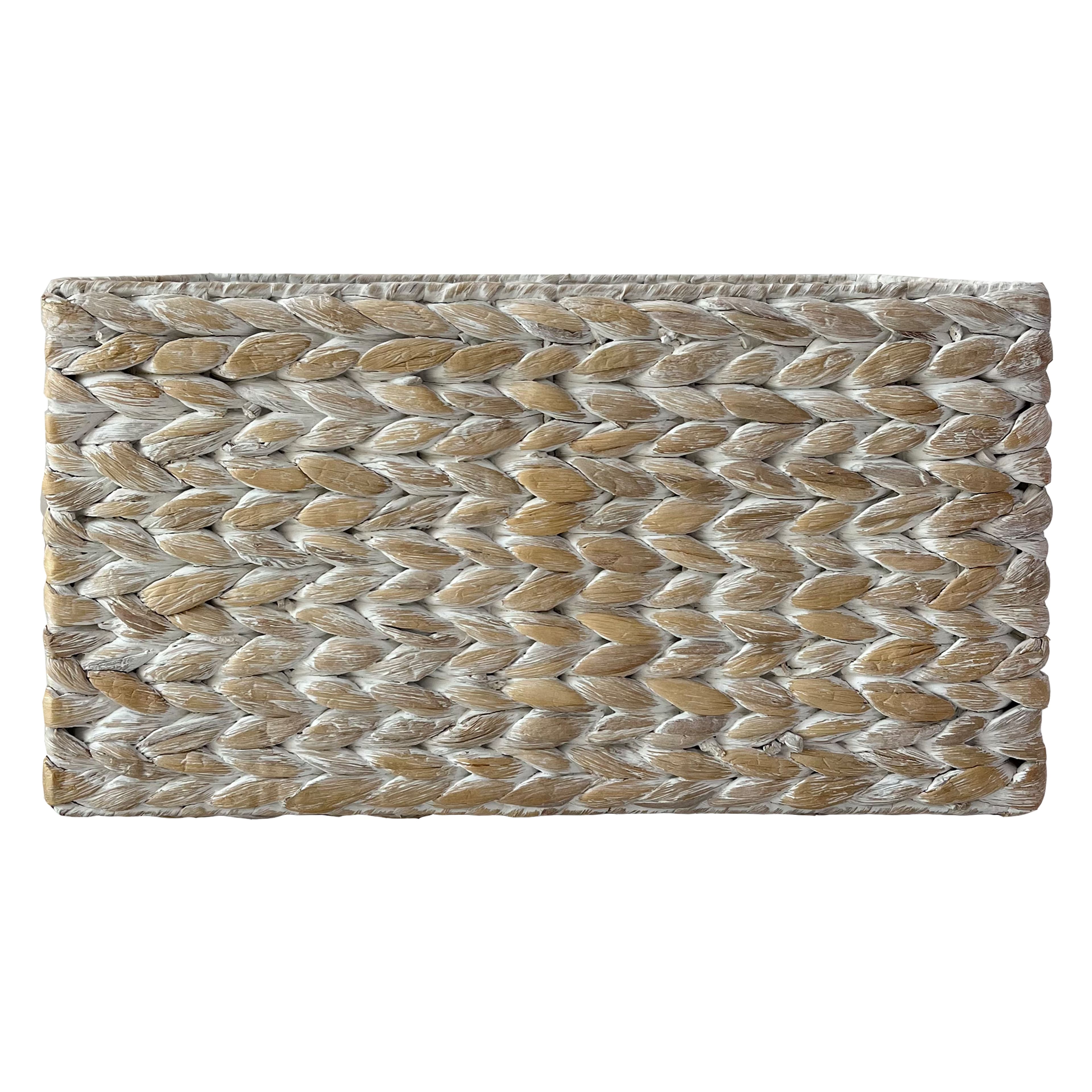 Large White Hyacinth Basket by Ashland®