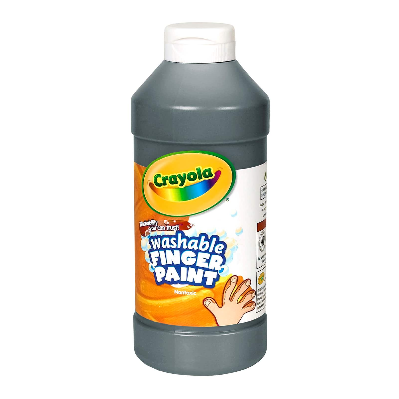 Crayola BIN131651-3 16 oz Washable Fingerpaint Black - 3 Each