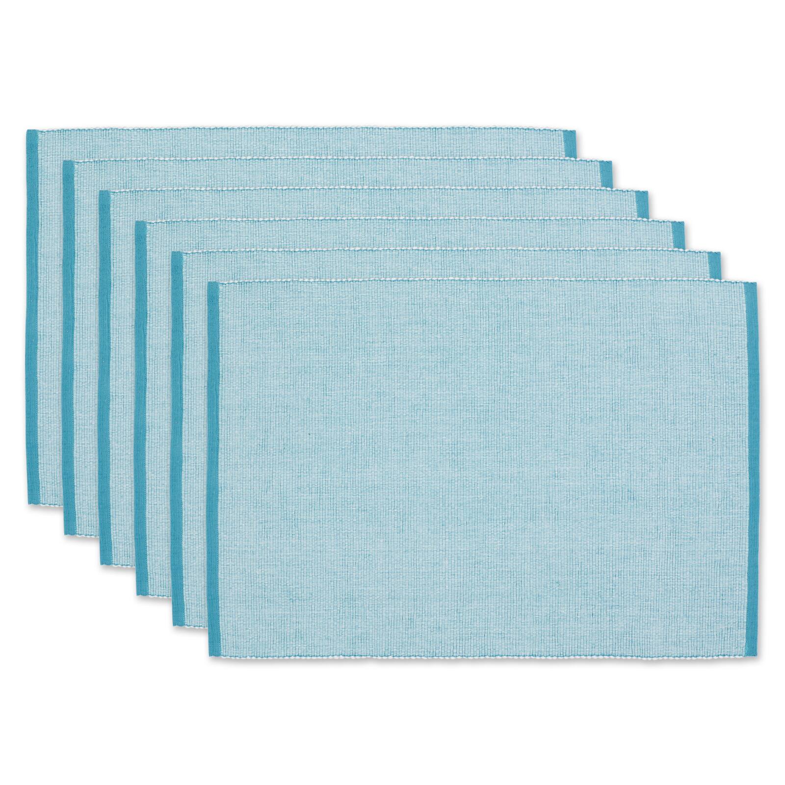 DII&#xAE; Eco-Friendly Fine Ribbed Placemats, 6ct.