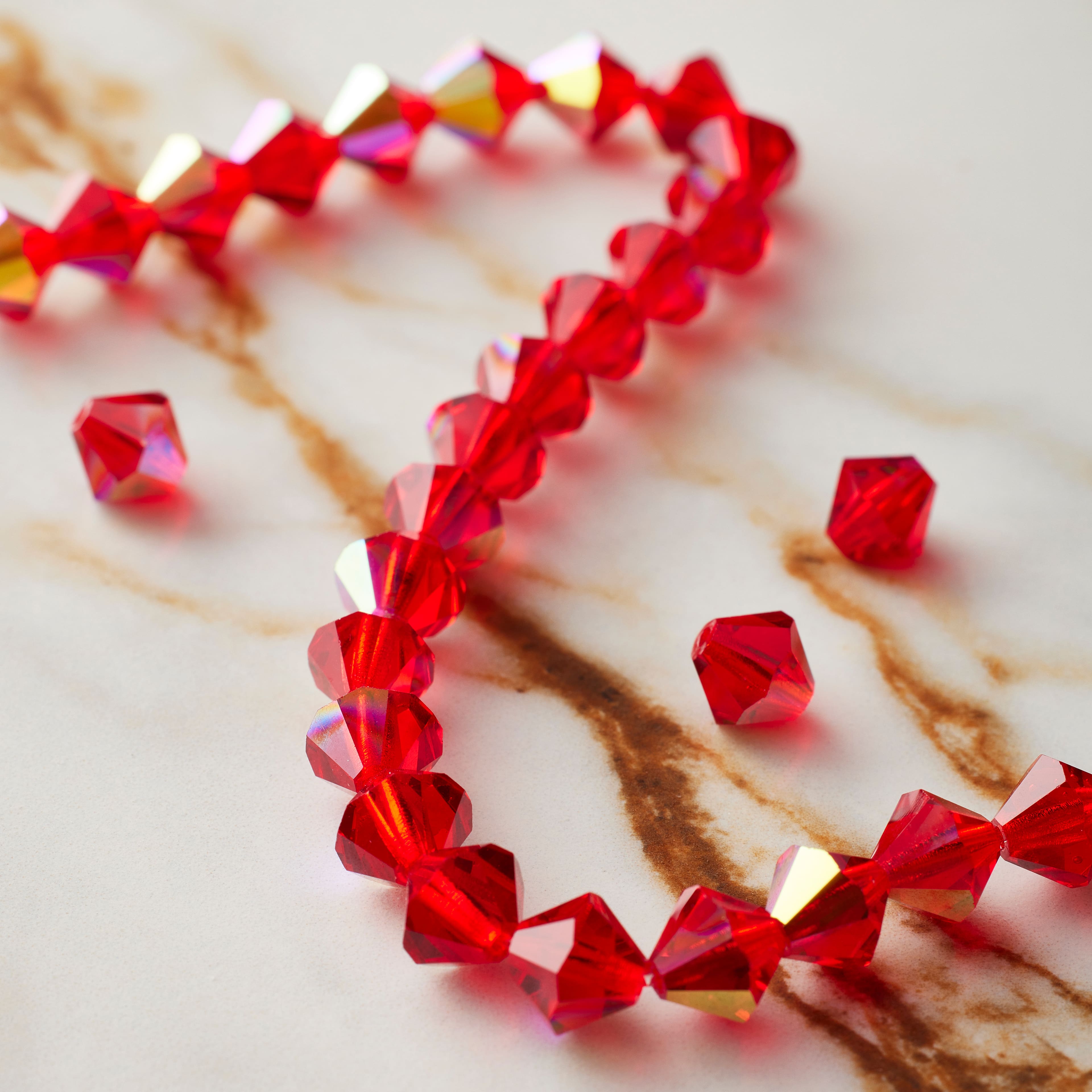 6 Pack: Preciosa Glass Crystal Bicone Beads, 8mm by Bead Landing™