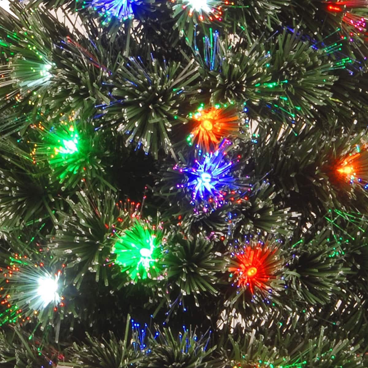 3ft. Pre-Lit Fiber Optic Evergreen Fireworks Artificial Christmas Tree