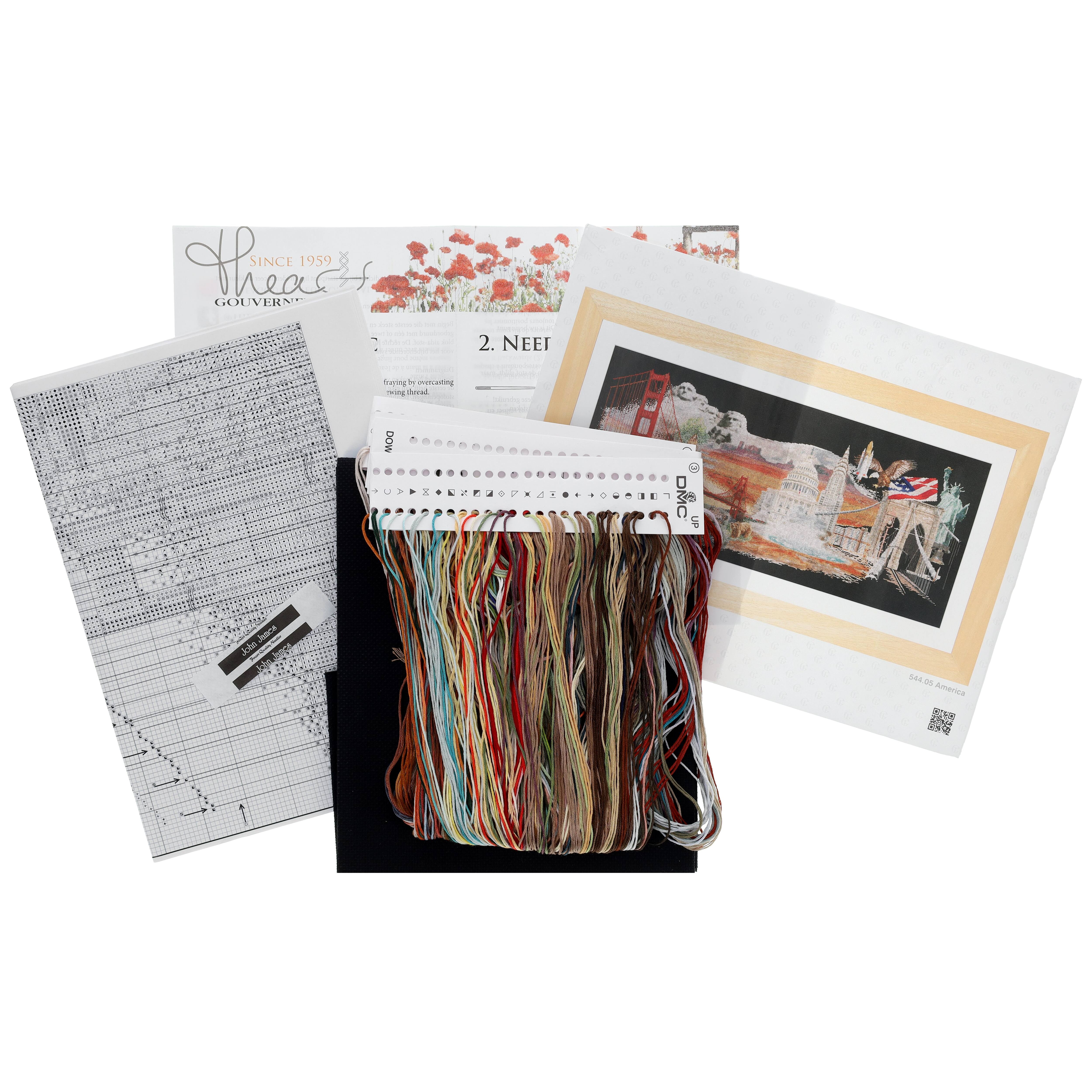 Thea Gouverneur America Cross Stitch Kit