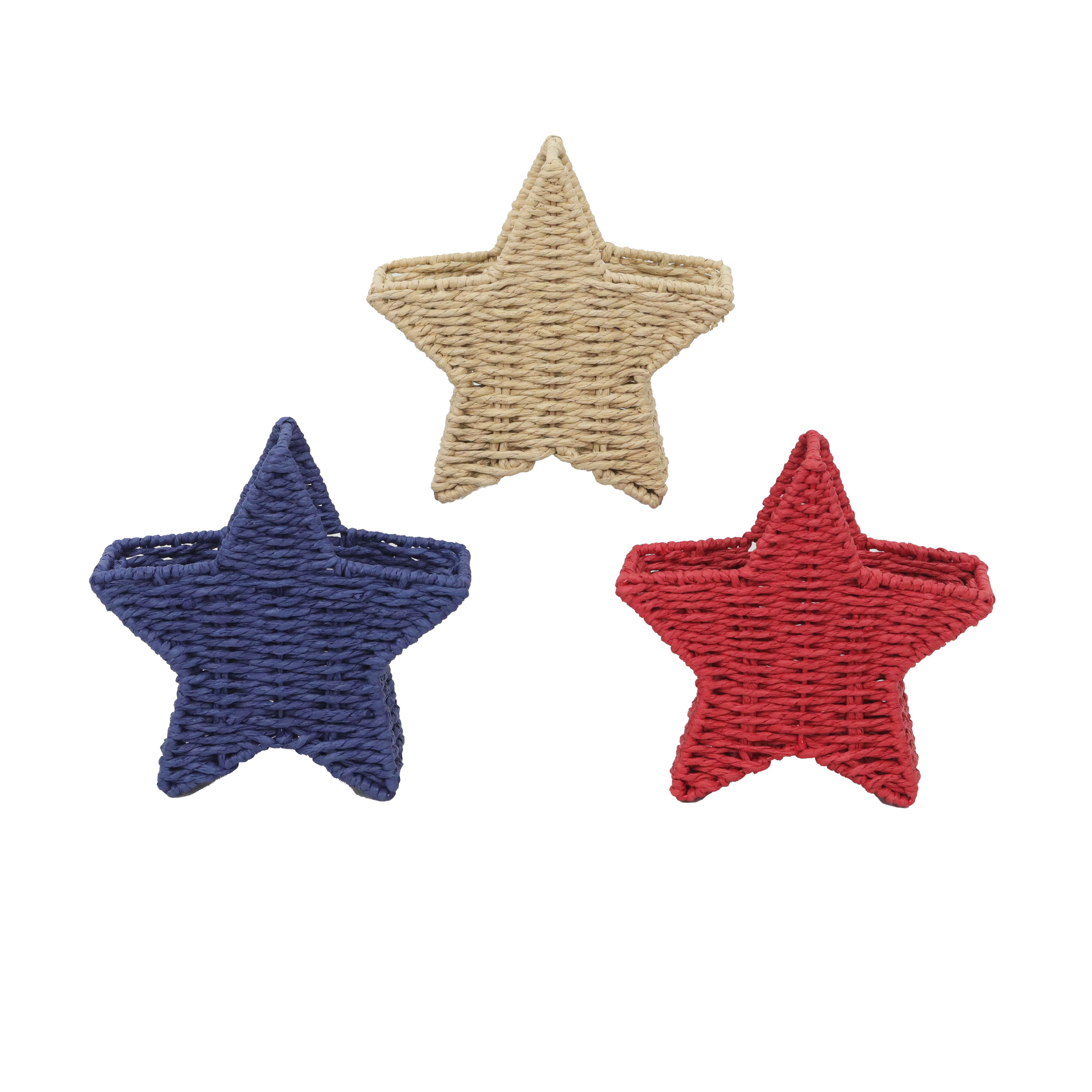 Assorted 8&#x22; Patriotic Basket, 1pc. by Celebrate It&#x2122;