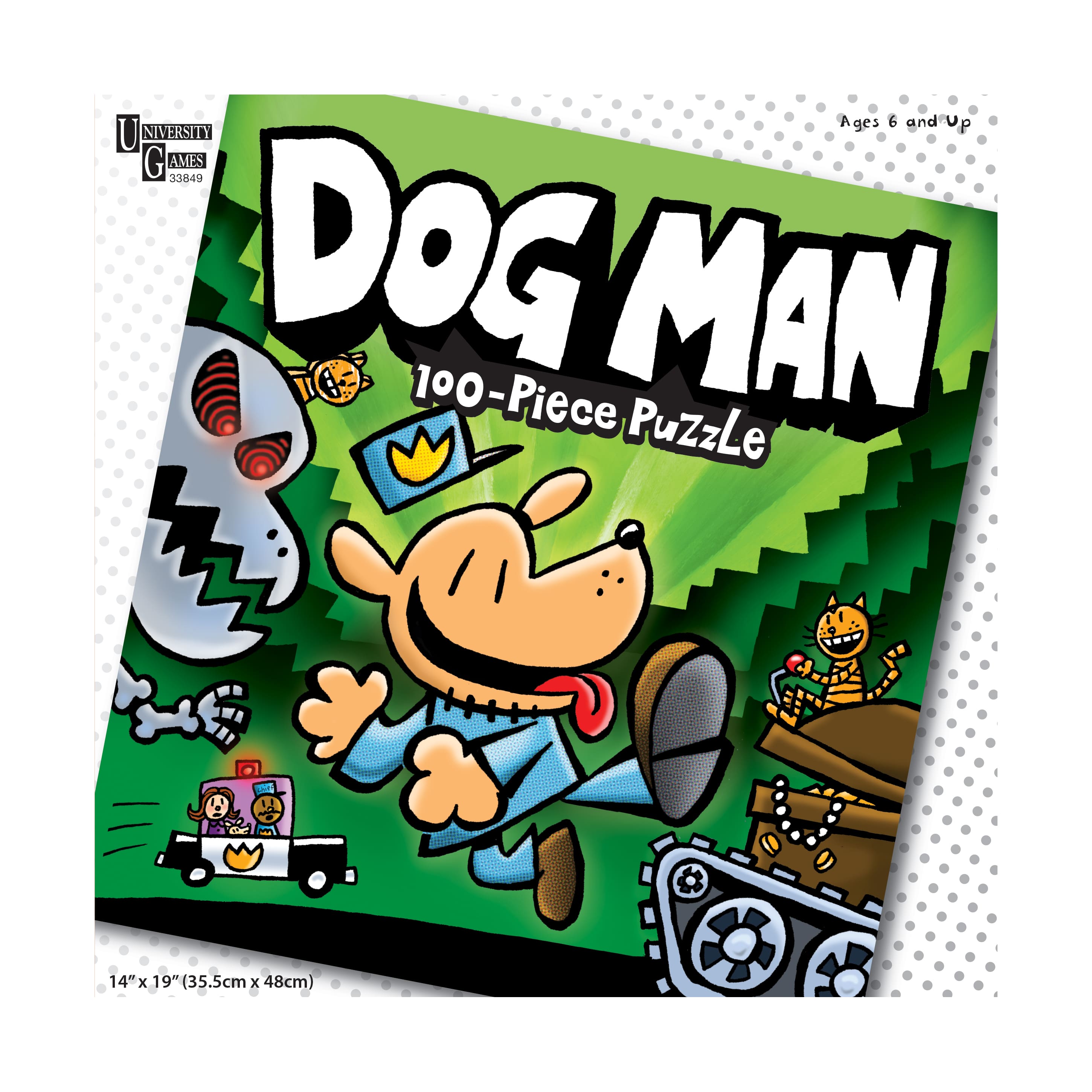 Dog Man Unleashed 100 Piece Jigsaw Puzzle
