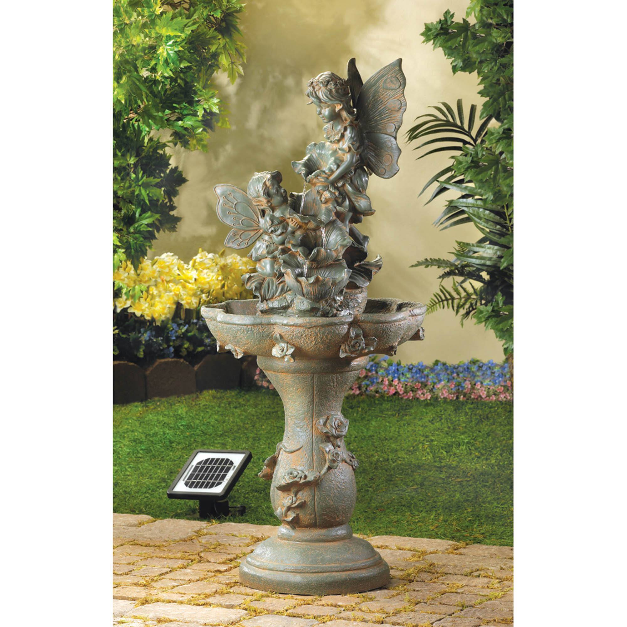 41.5&#x22; Fairy Solar Water Fountain