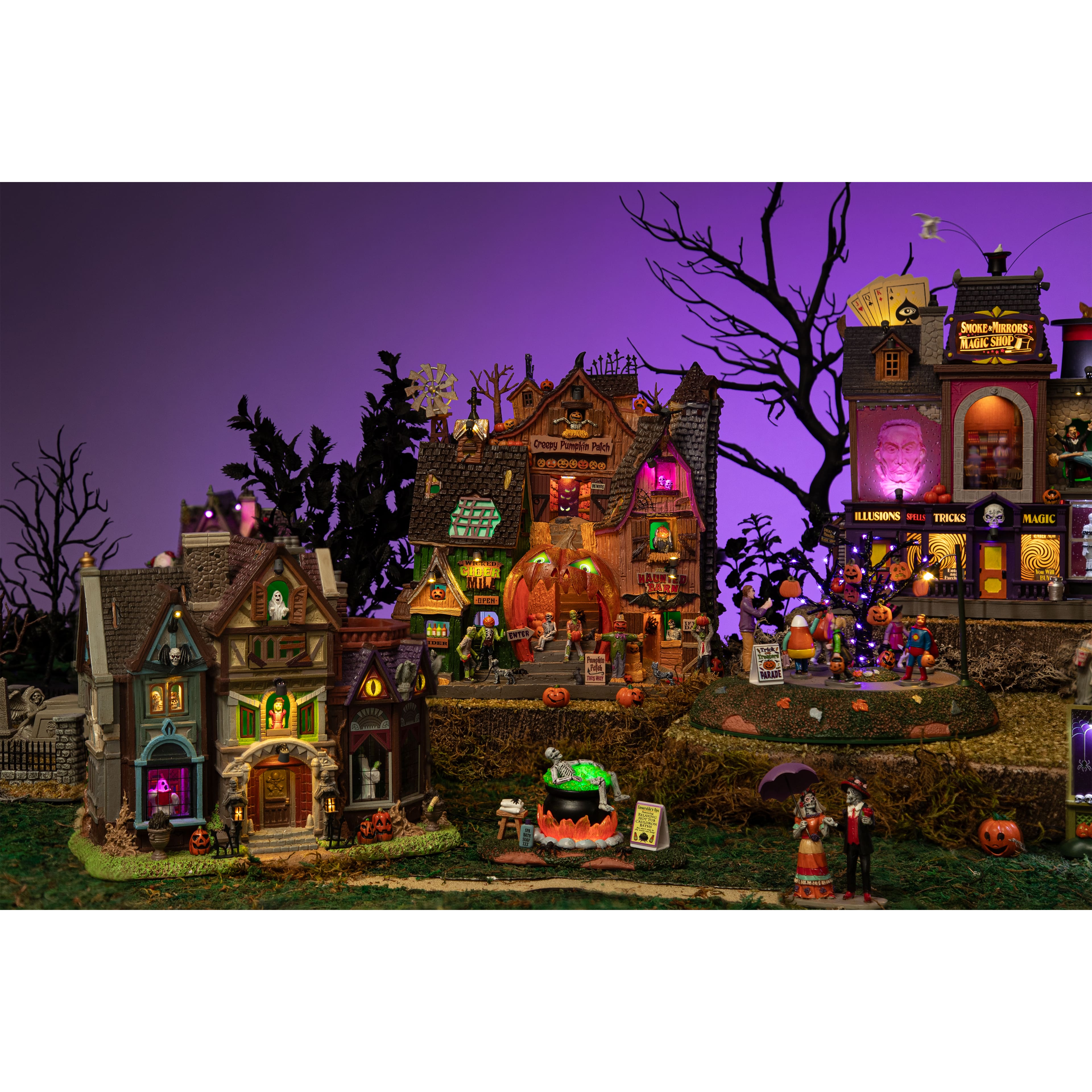 (6) Lemax Halloween purchases Figures Bundle