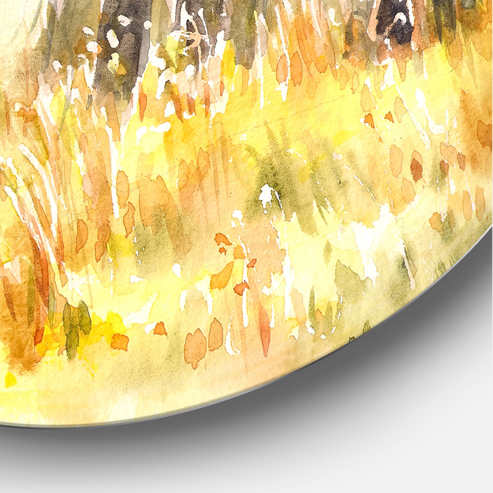 Designart - Bright Sunshine Through The Forest Trees IV